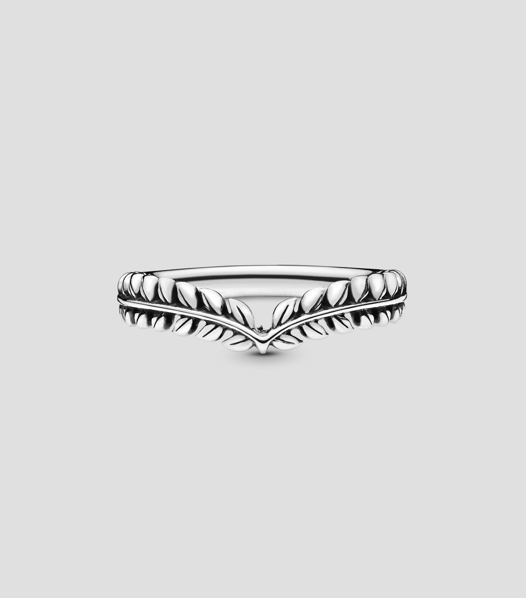 Anillo en plata Seeds Wishbone Mujer