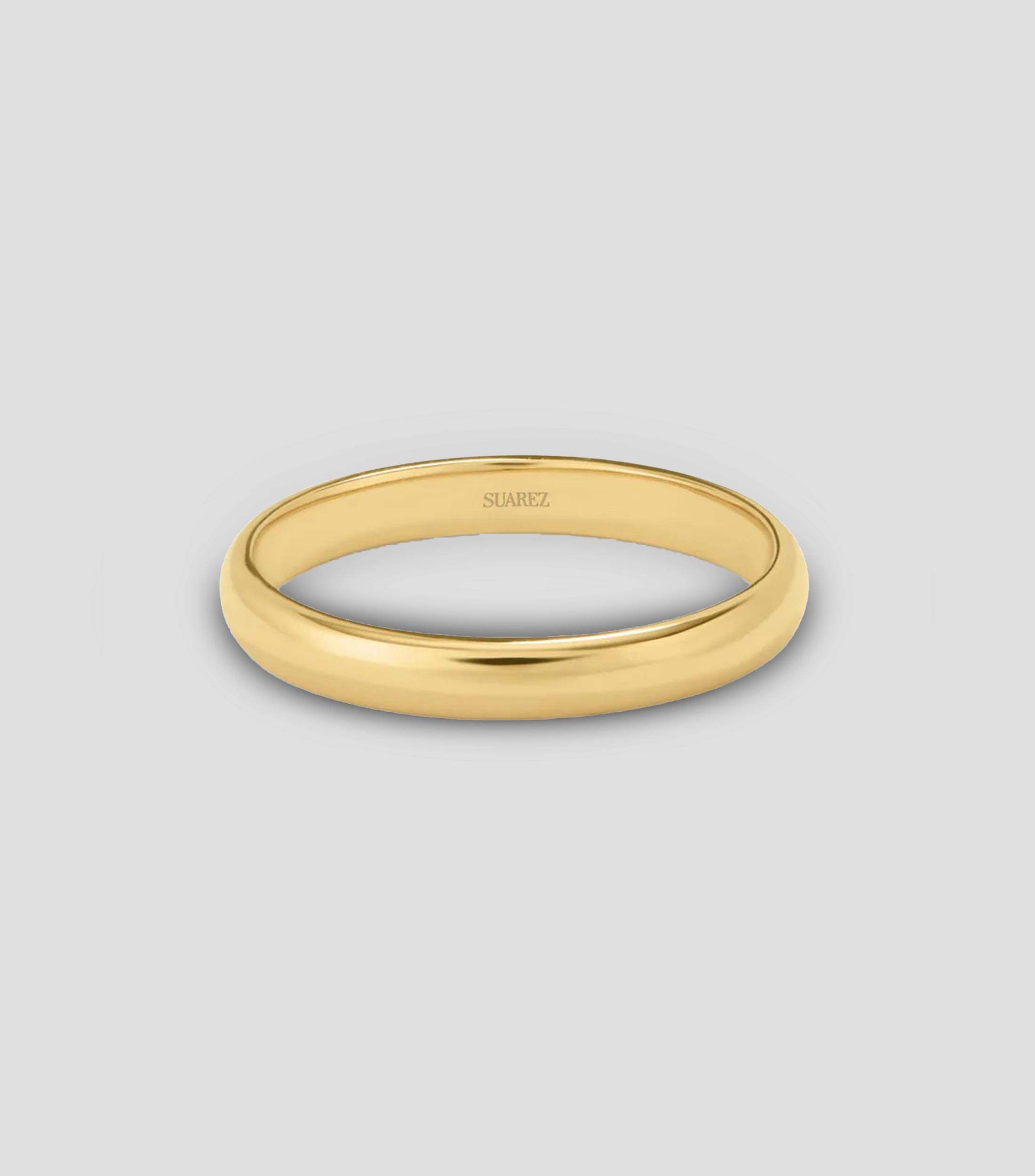Anillo alianza en Oro amarillo de 18 Kilates Compromiso Mujer