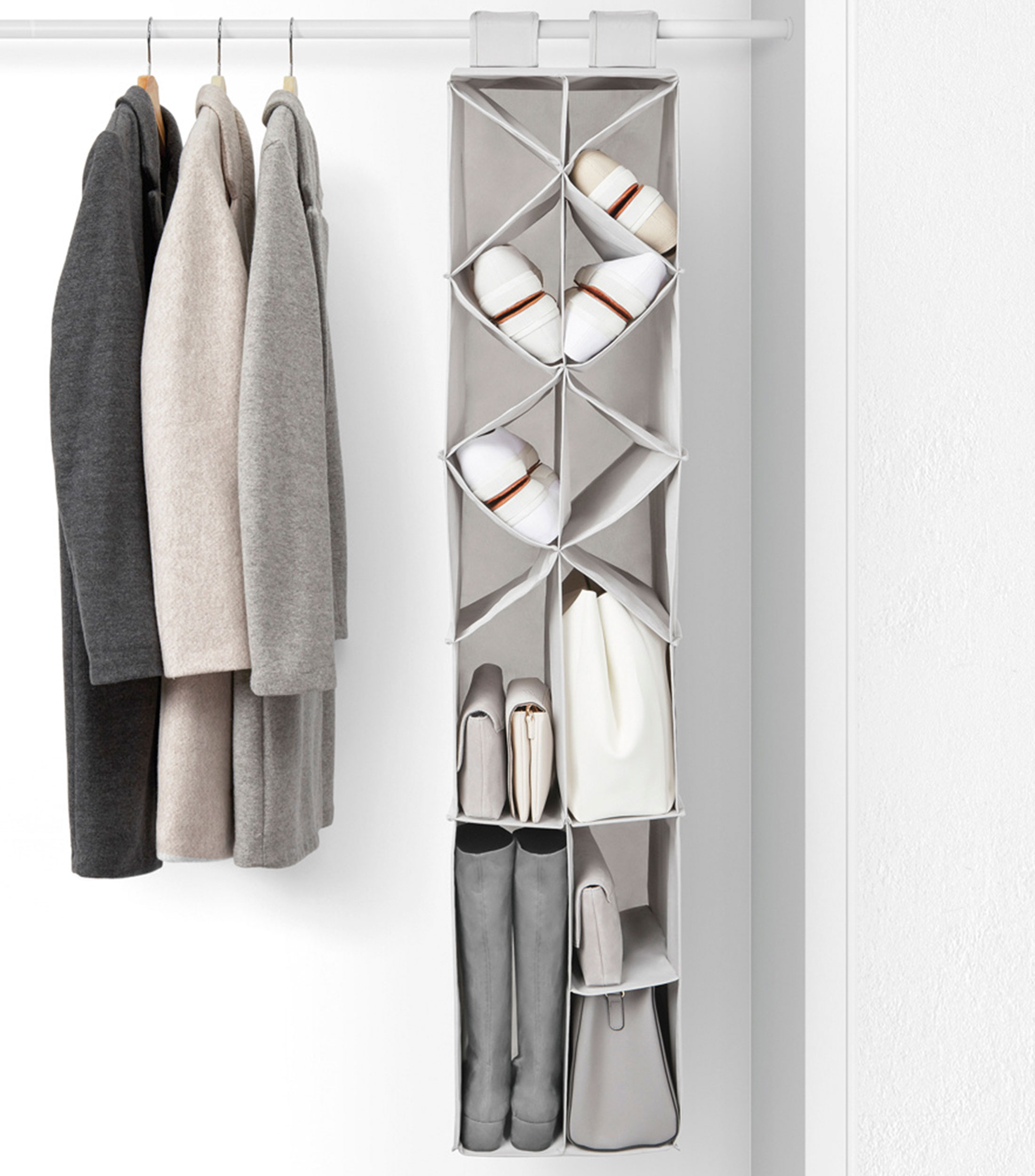 Organizador para Zapatos Gris Claro