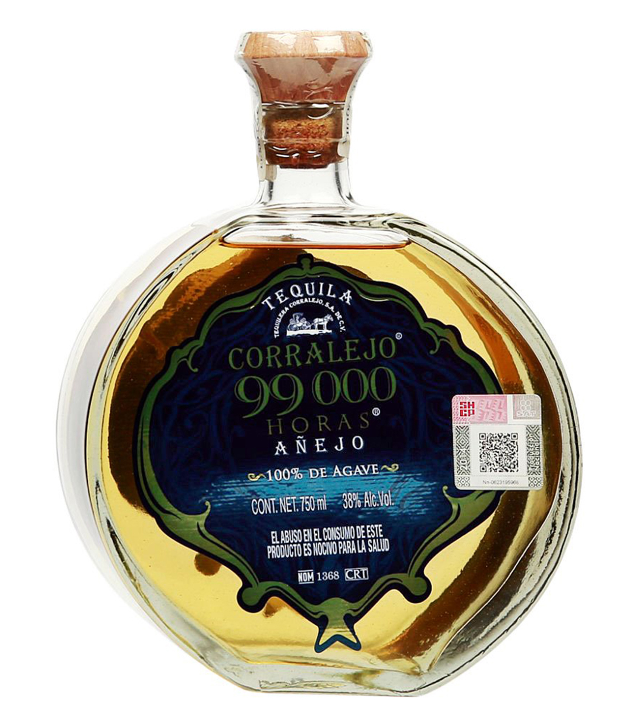 Corralejo Tequila Añejo 99,000 Horas Corralejo, 750 ml El Palacio de