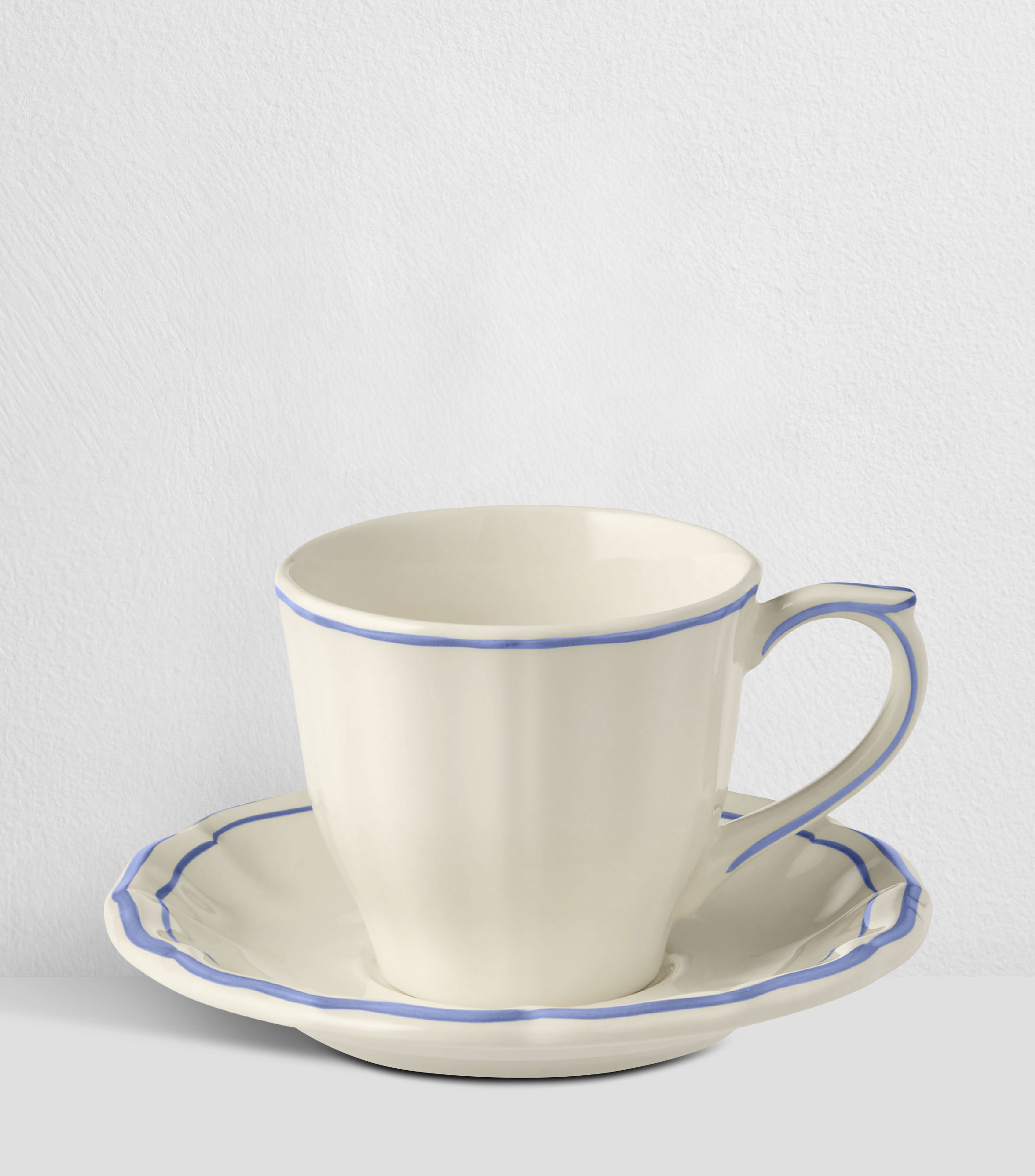 Set de 2 Platos y 2 Tazas para Té Us Filet Bleu