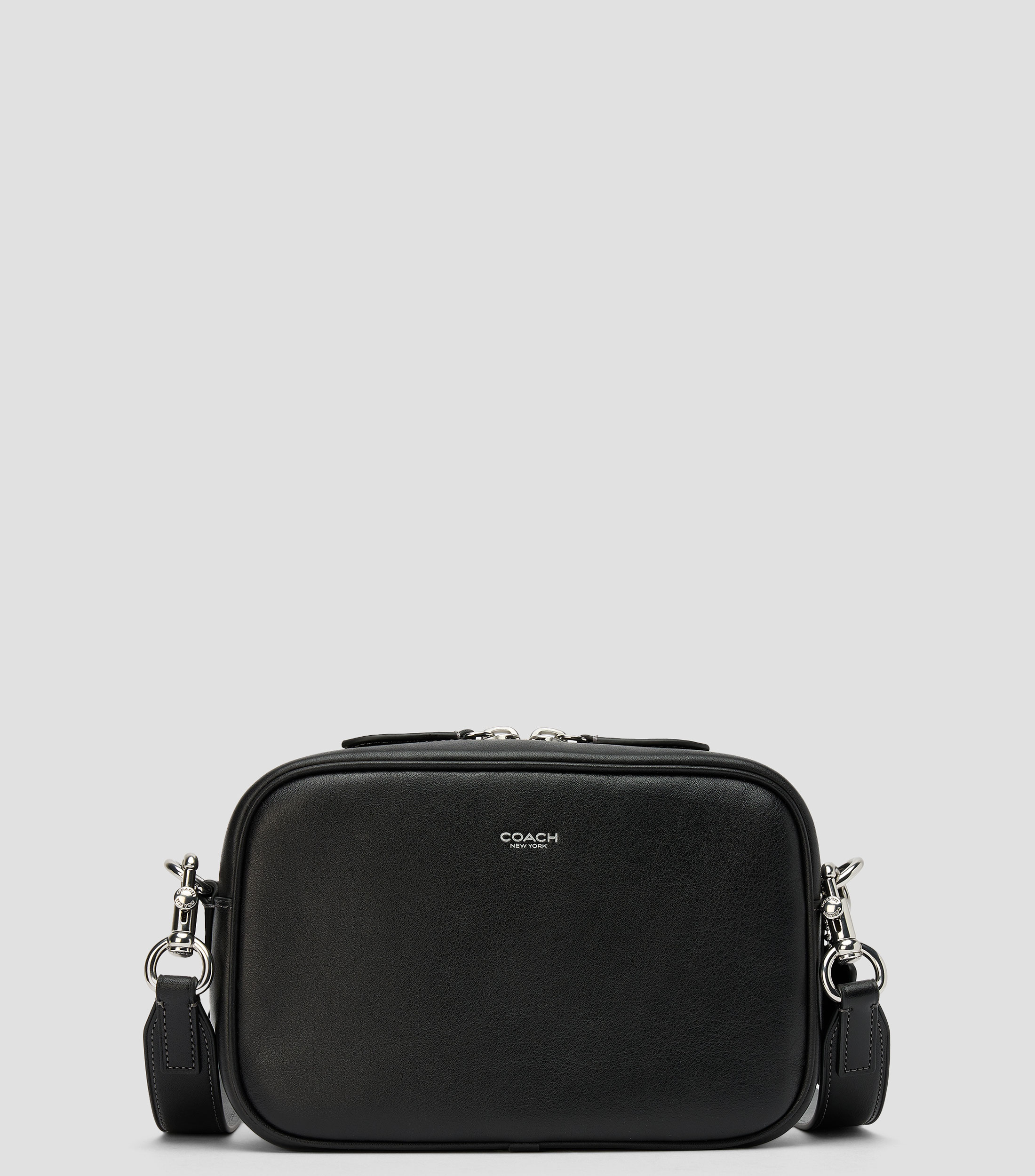 Bolso crossbody negro Radio en piel liso Hombre