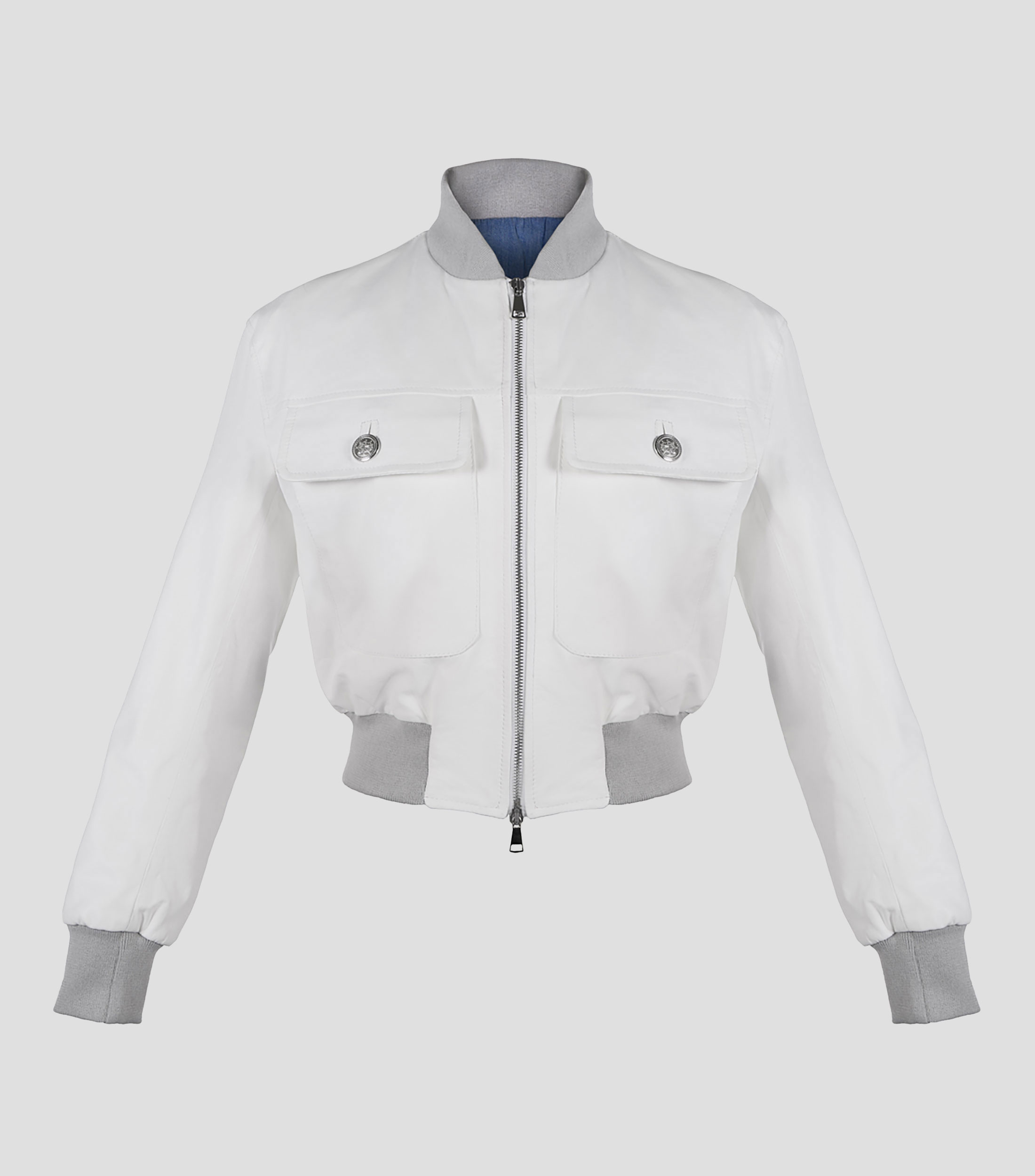 Chamarra Bomber en Piel Mujer