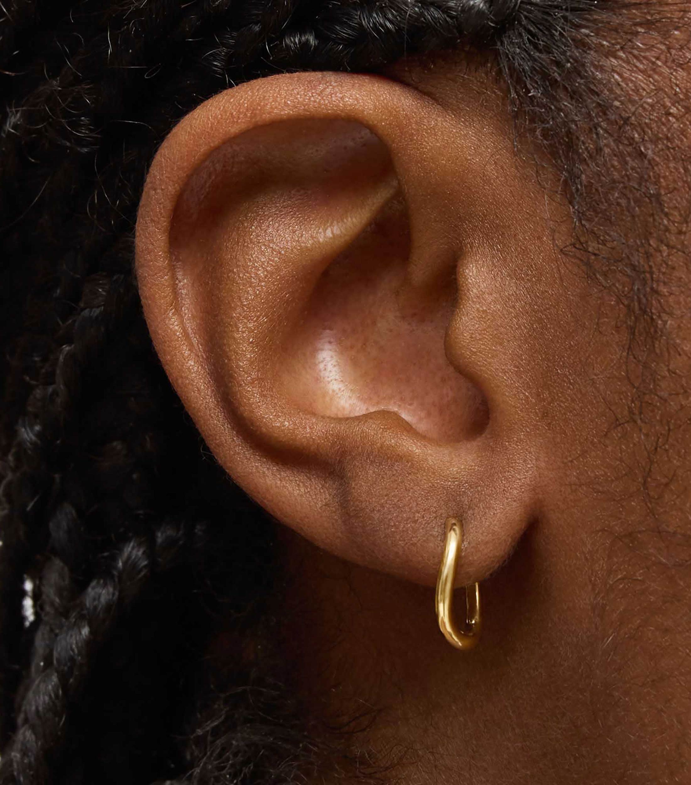 Aretes en Oro amarillo de 18 Kilates New Hav Mujer