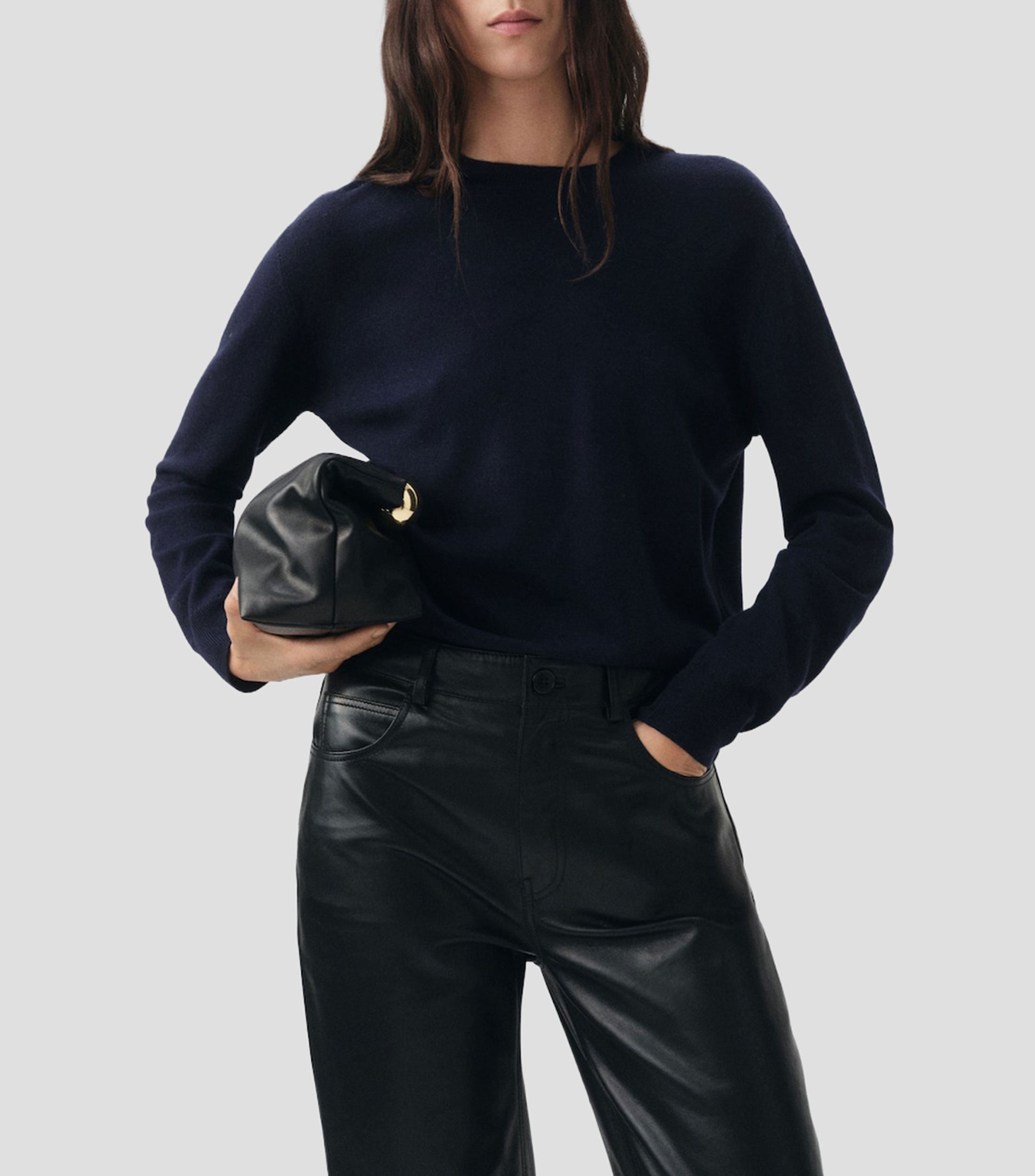 Suéter cuello redondo Mujer