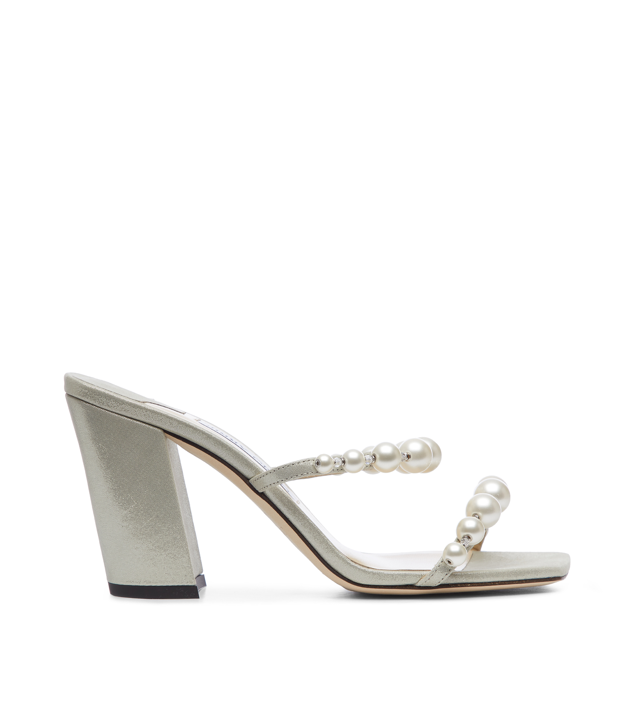 Jimmy Choo Sandalias con tac n alto y perlas Mujer El Palacio de Hierro