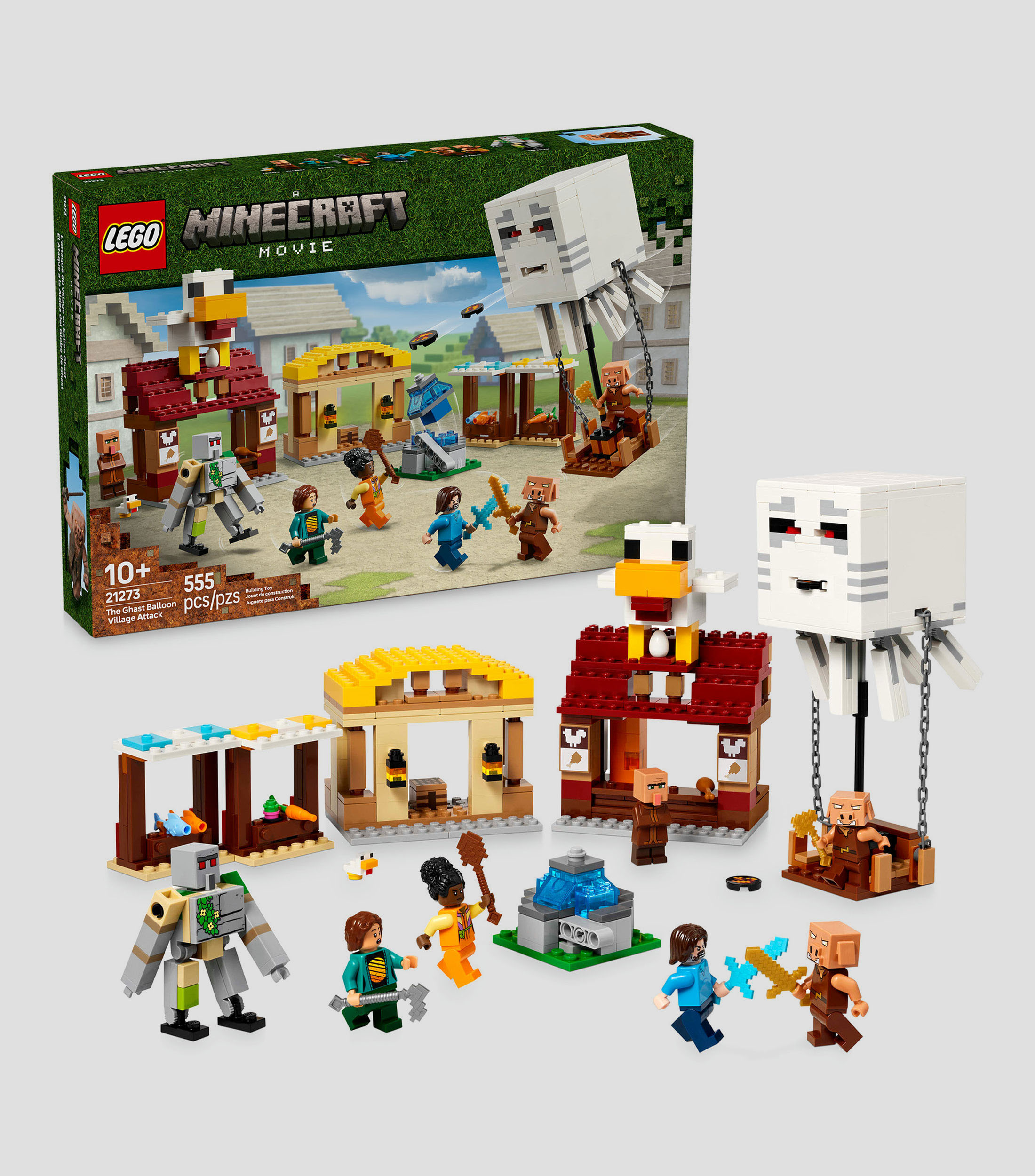 Lego Minecraft El Ataque a la Aldea del Globo de Ghast 21273