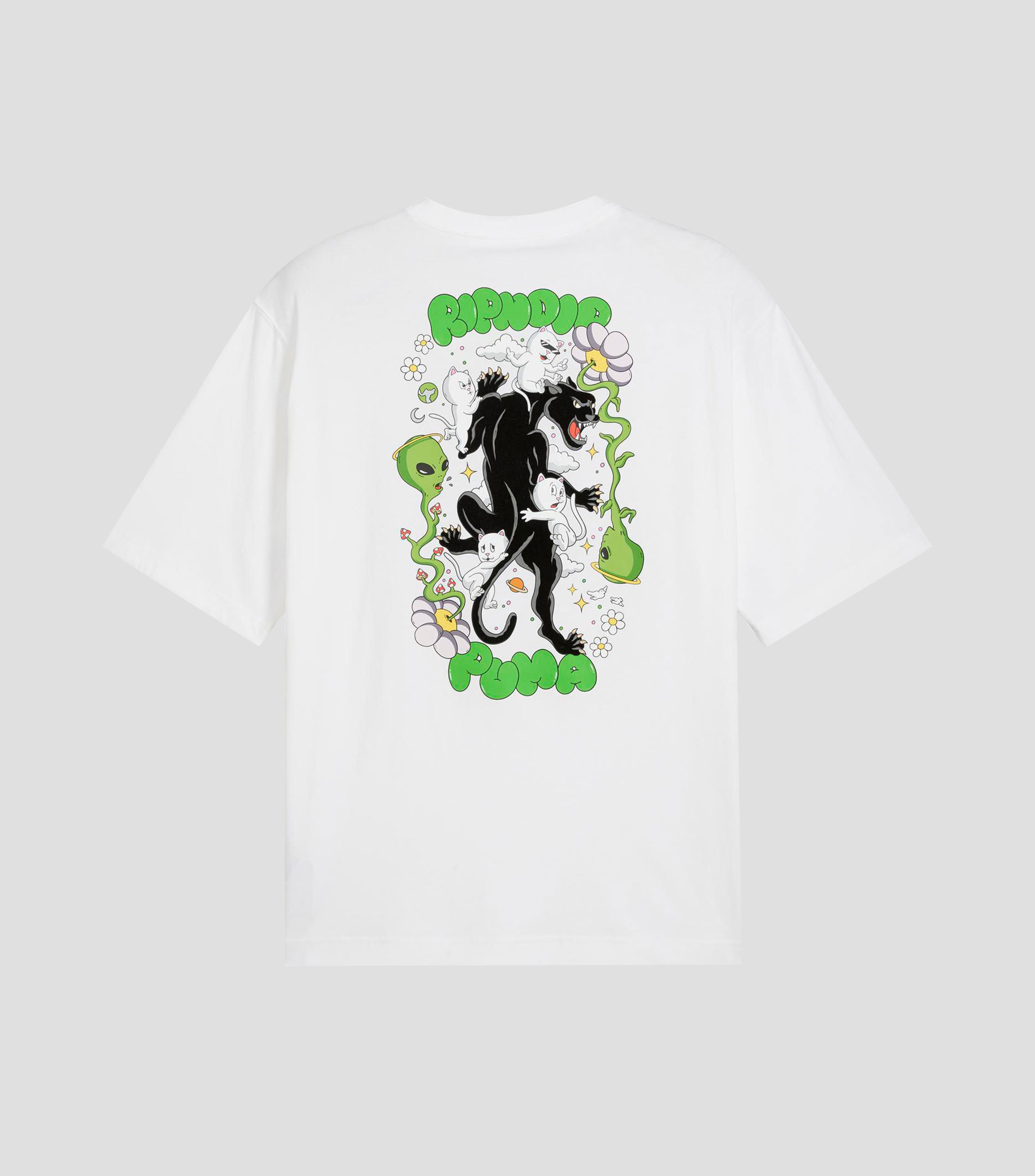 Playera cuello redondo manga corta estampada Hombre