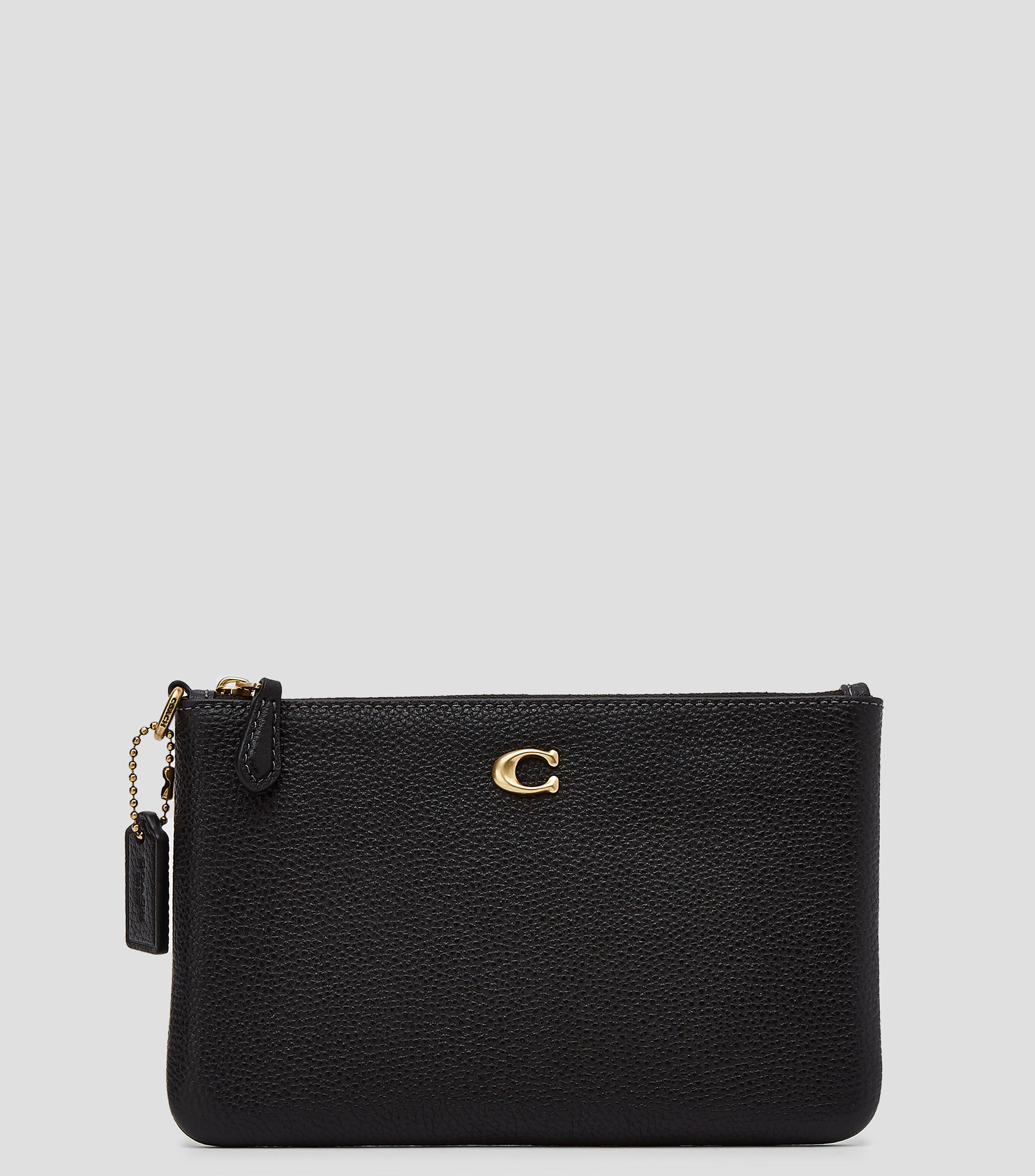 Bolsa Wristlet Small Negro en Piel Mujer