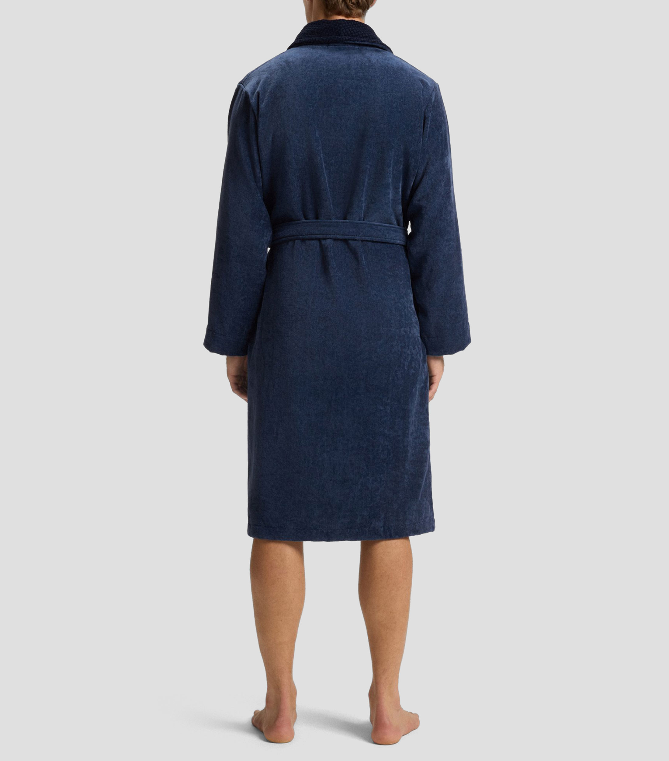 Bata de baño talla M Boubleb azul Unisex