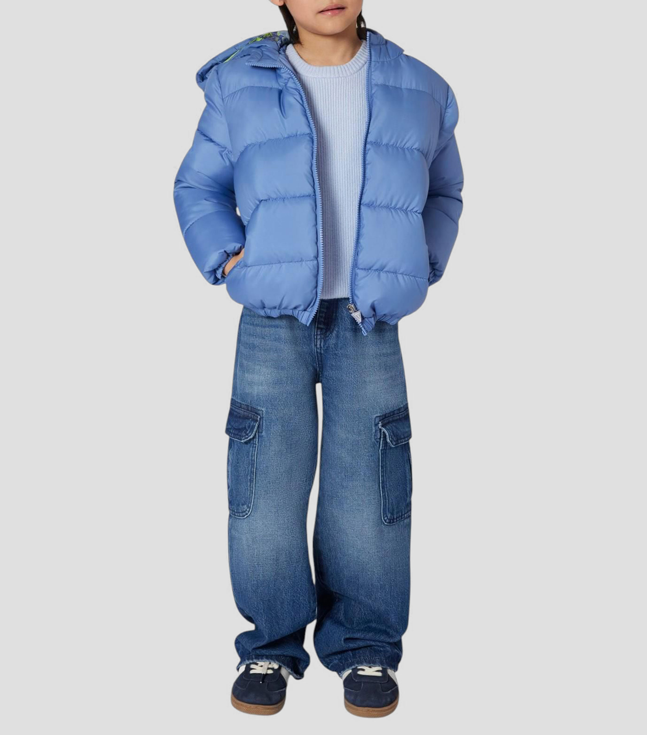 Chamarra acolchada con capucha Niño