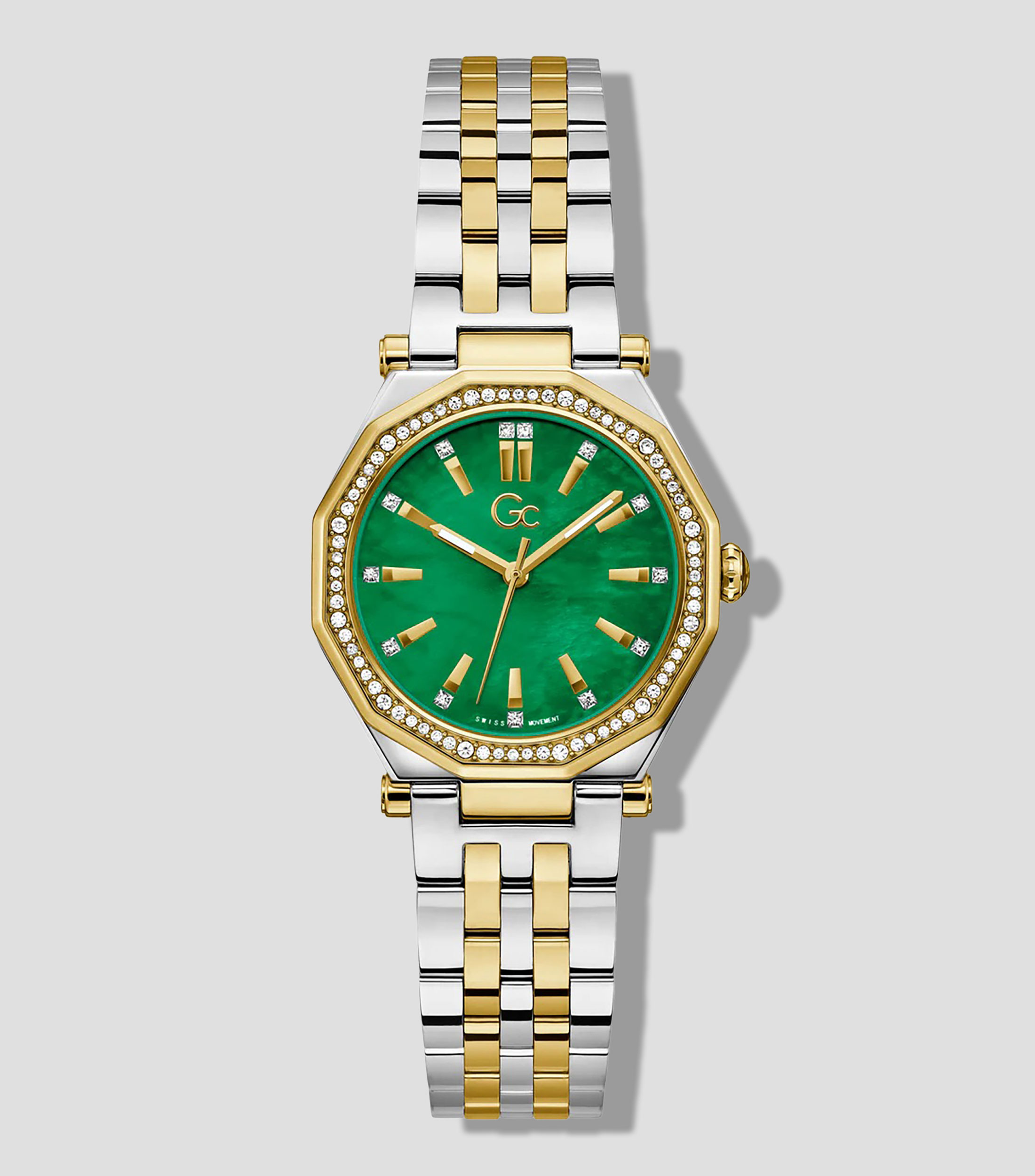 Reloj para Mujer Gleam casual plateado/dorado