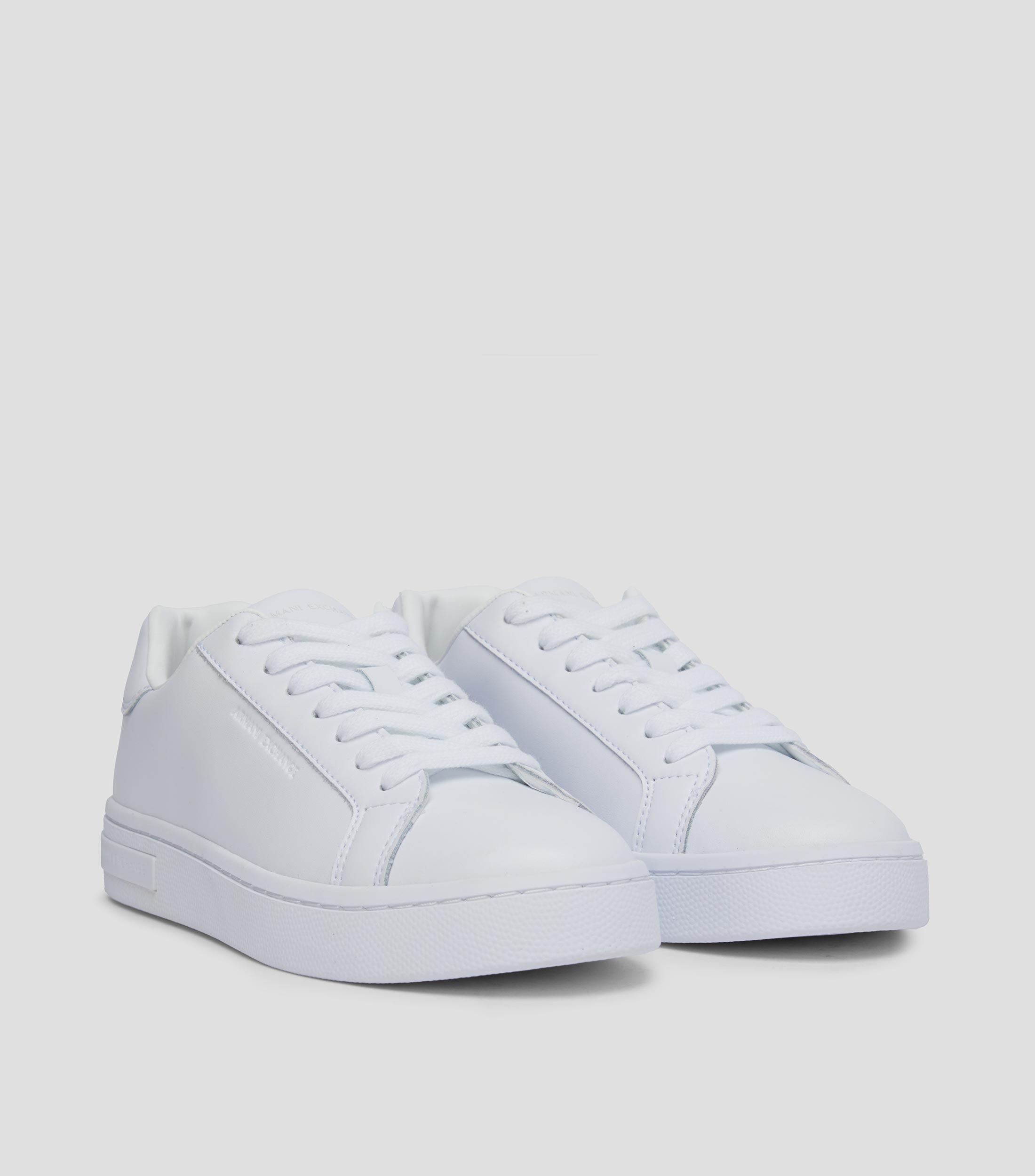 Tenis casuales lisos en piel Mujer