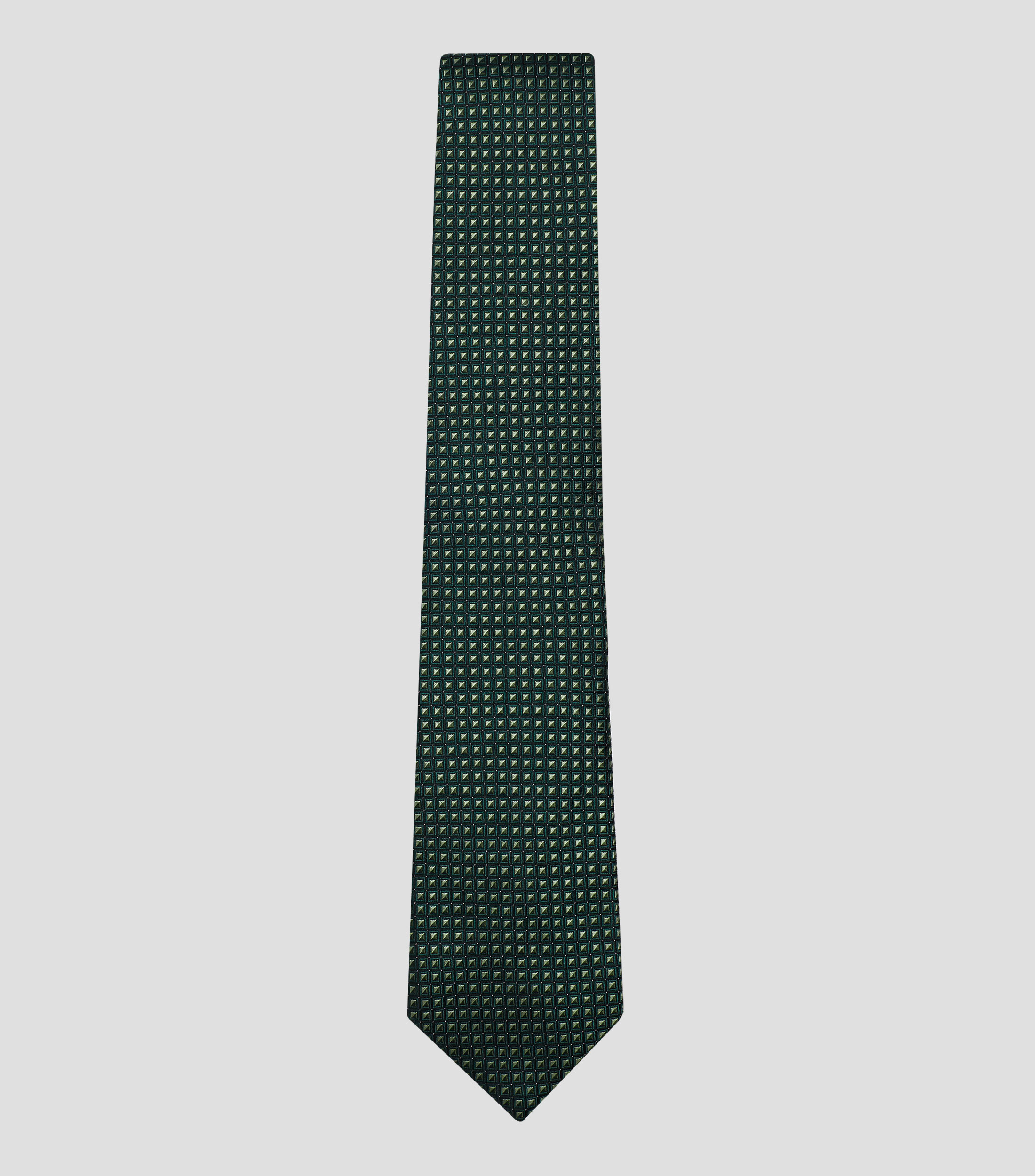Corbata ancha de seda estampada