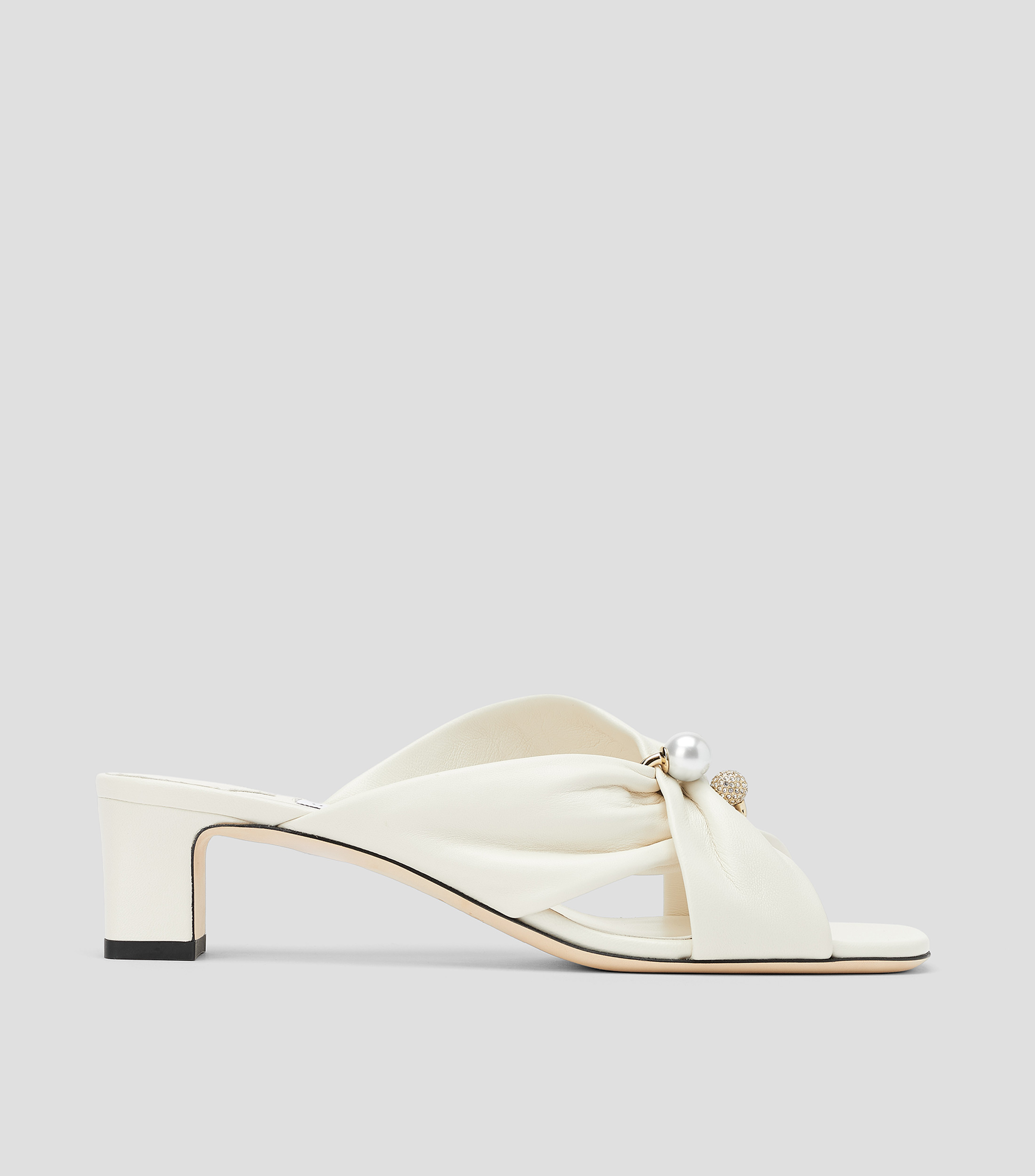 Sandalias con tacón bajo cuadrado Mujer