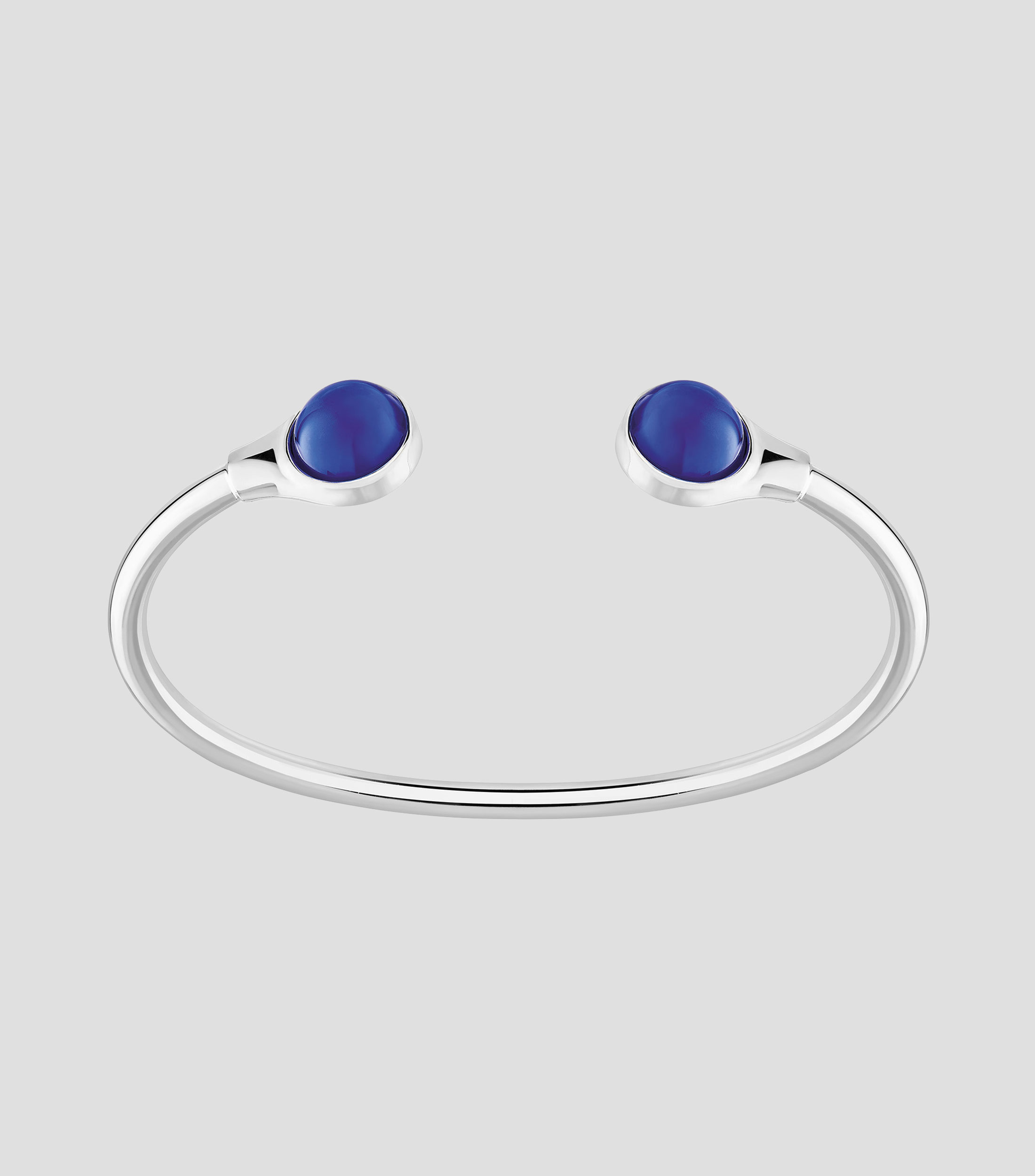 Brazalete abierto con cristal Cabochon Mujer