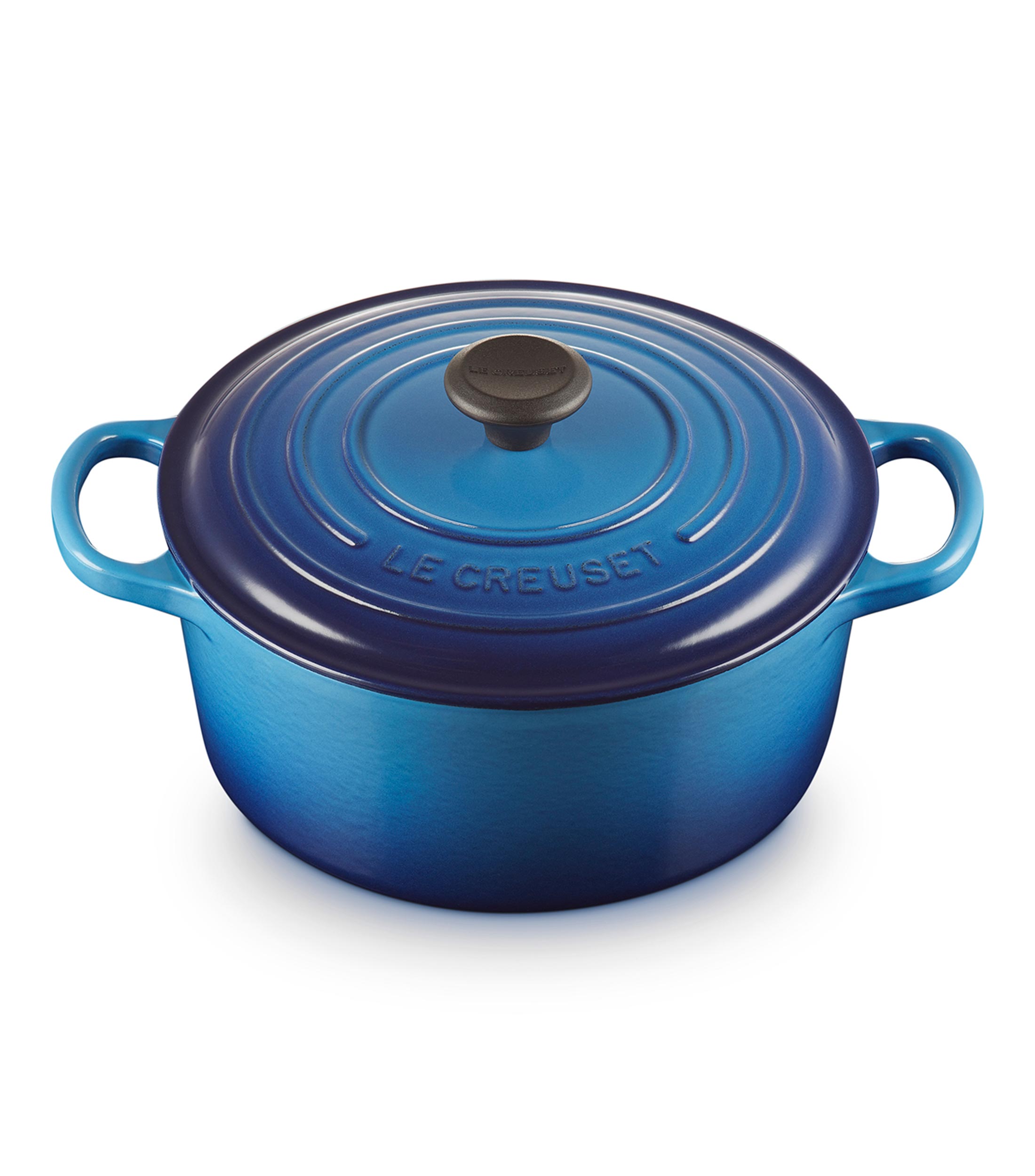 Cacerola en hierro colado 3.3 L Azul