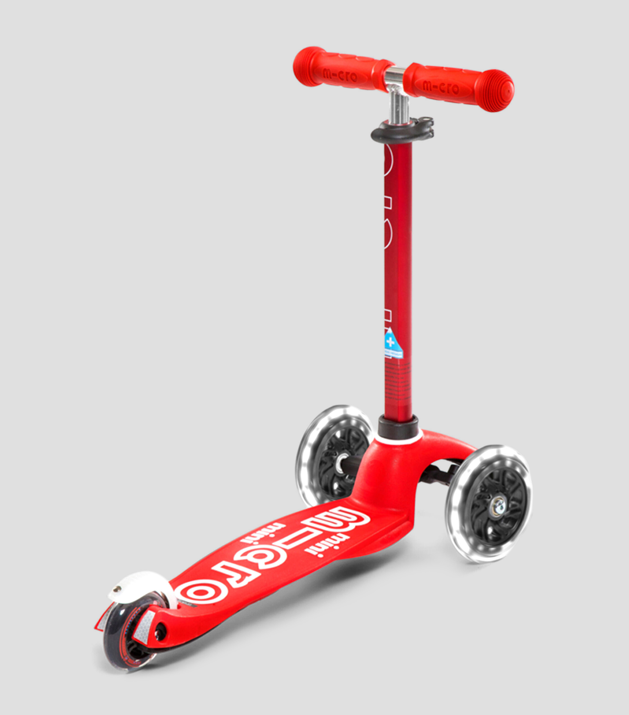 Scooter Mini Micro Deluxe Red LED Ninos