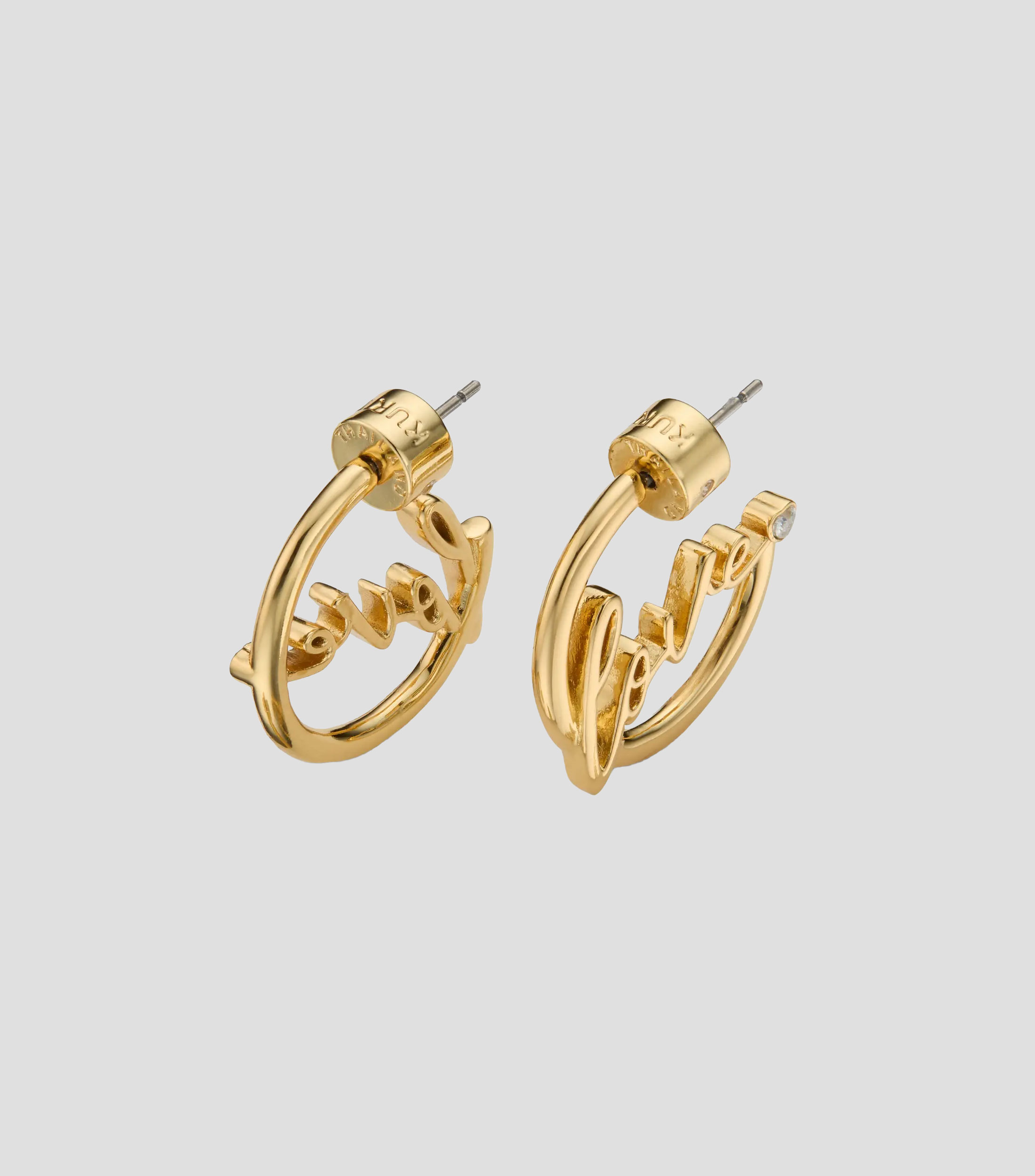 Aretes aro Love Hoops Mujer