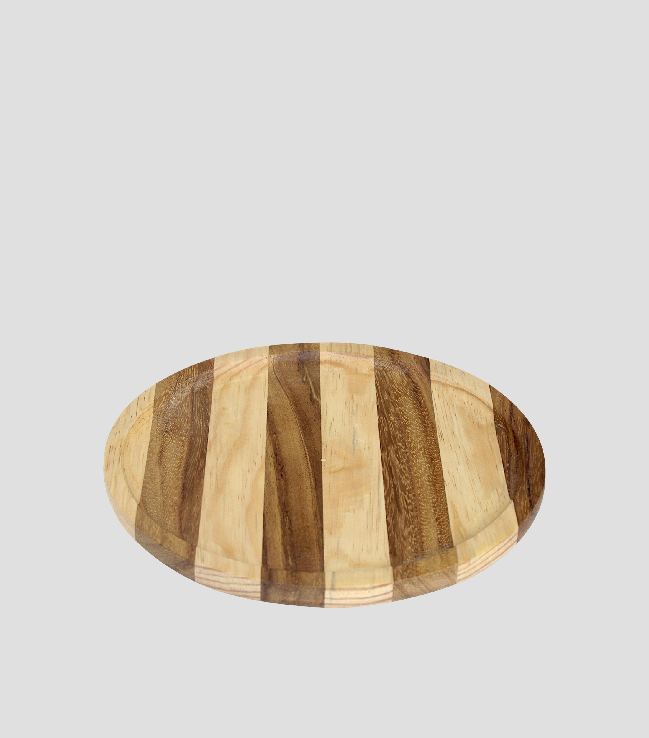 Plato base en madera de parota