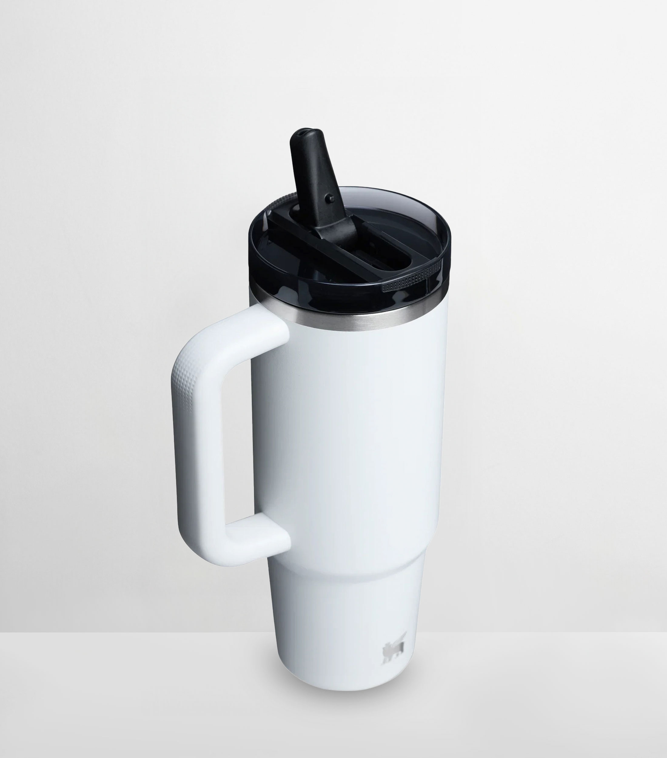 Termo Stanley Quencher ProTour Flip Straw chalk en acero inoxidable con popote, 887 ml