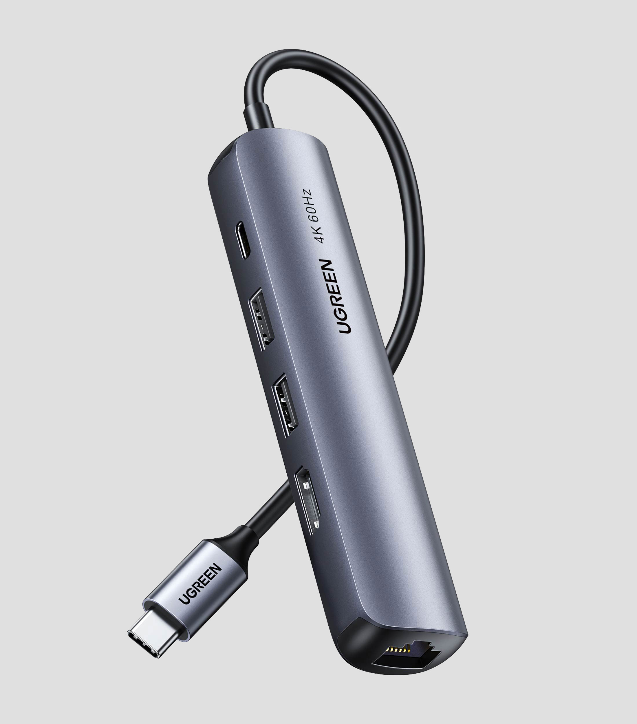 Adaptador 5 En 1 4K HDMI a USB-C