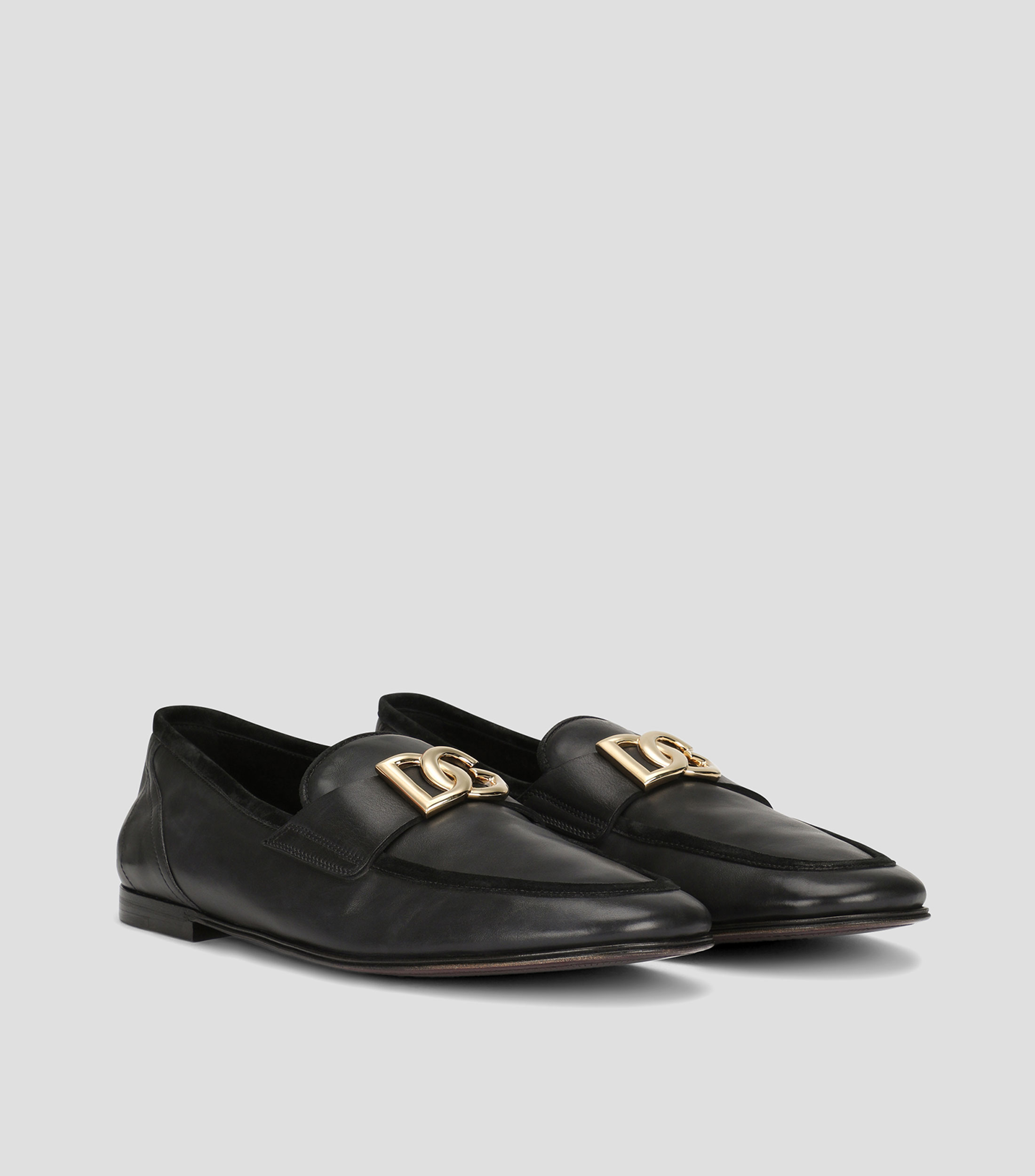 Mocasines en Piel logotipo DG Hombre