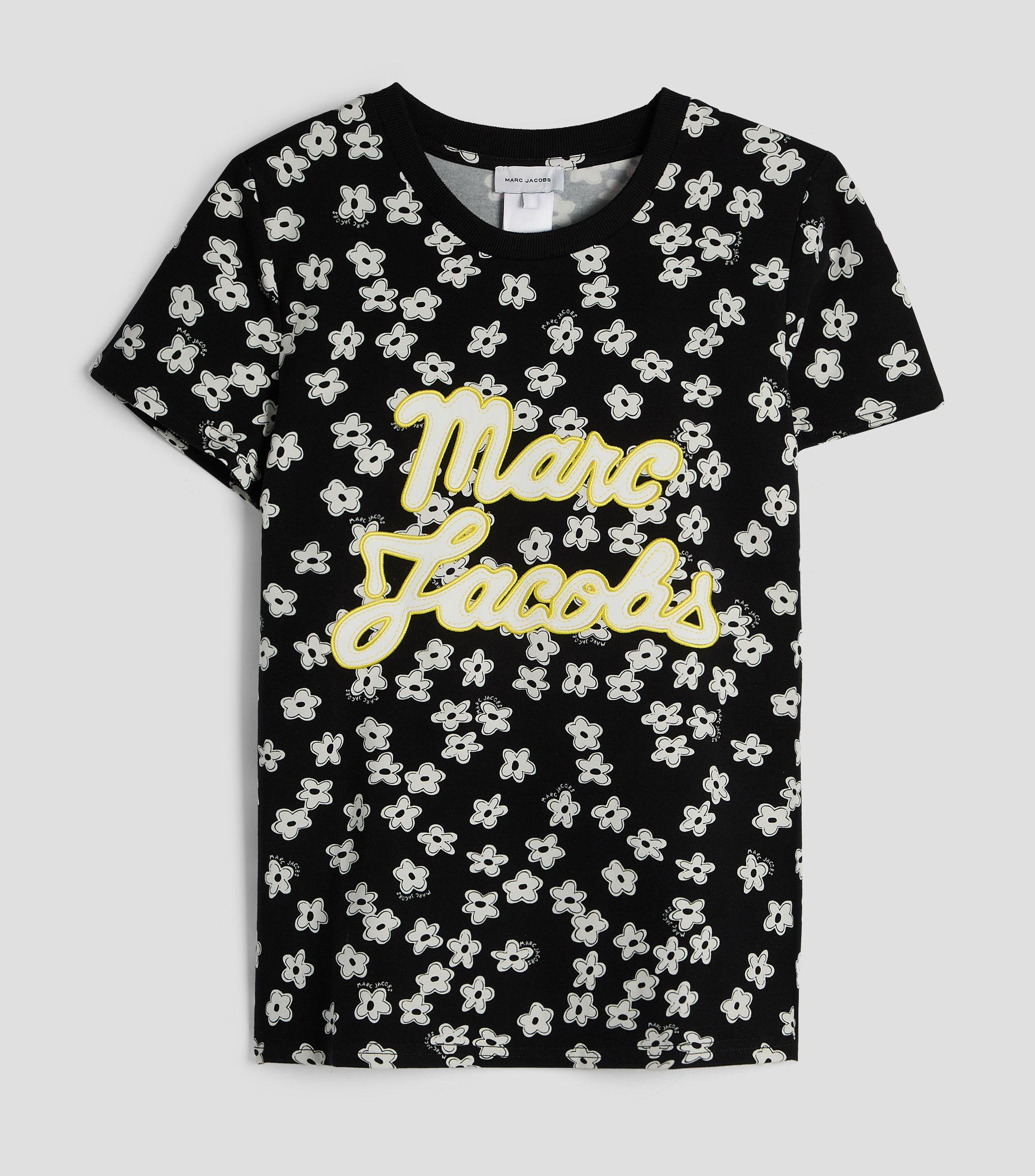 Playera cuello redondo manga corta estampada Niña