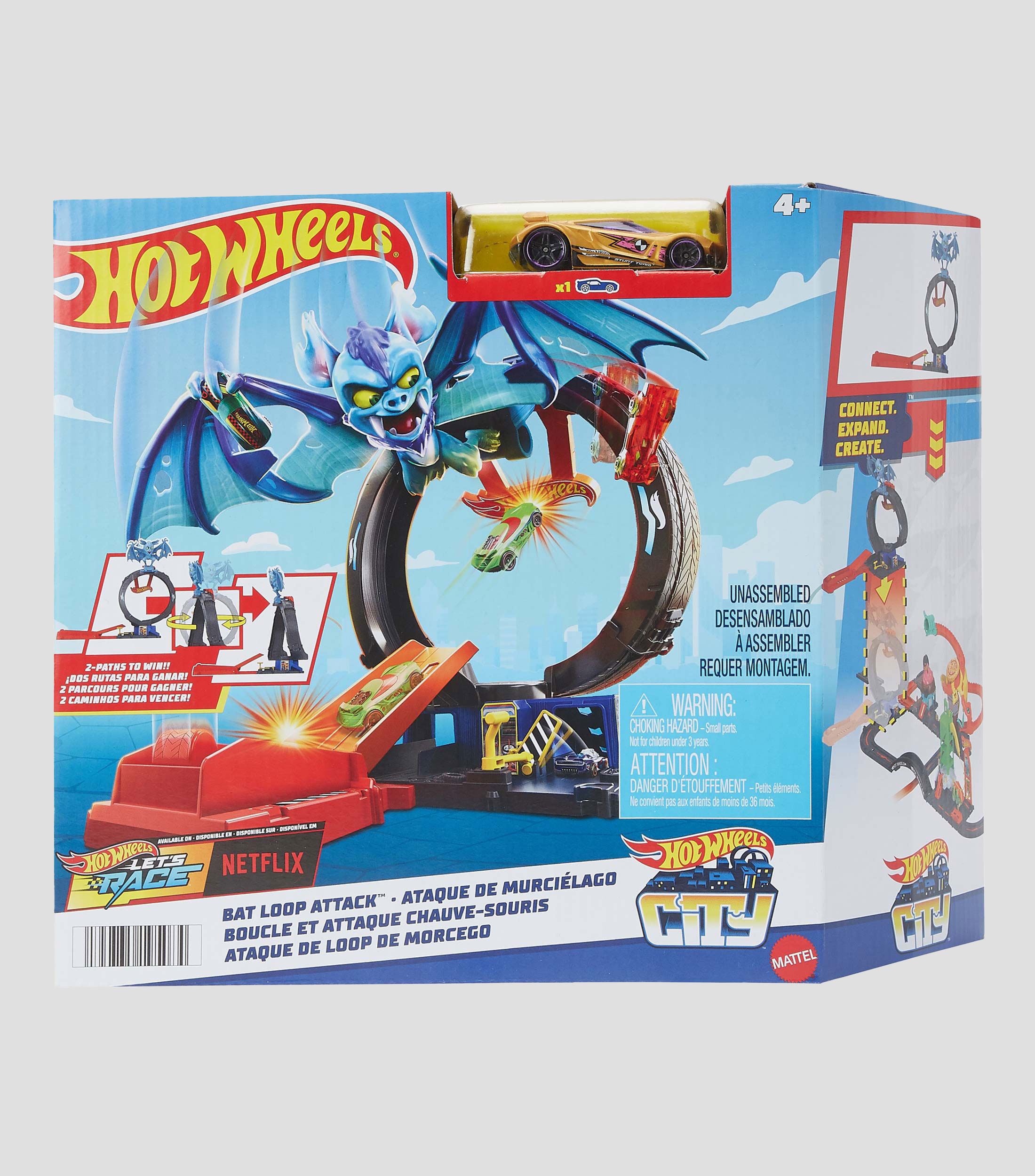 Playset Hot Wheels: City - Ataque de Murciélago