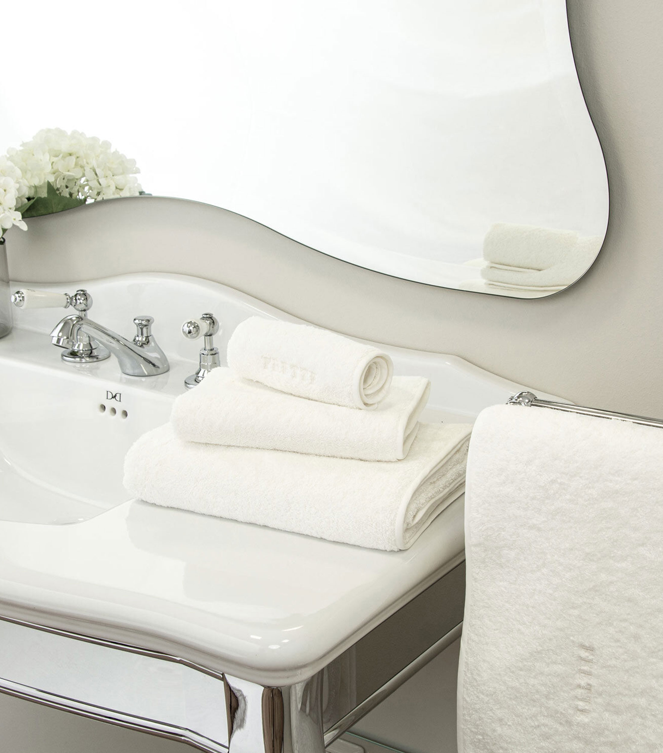 Toalla de baño Unito crema