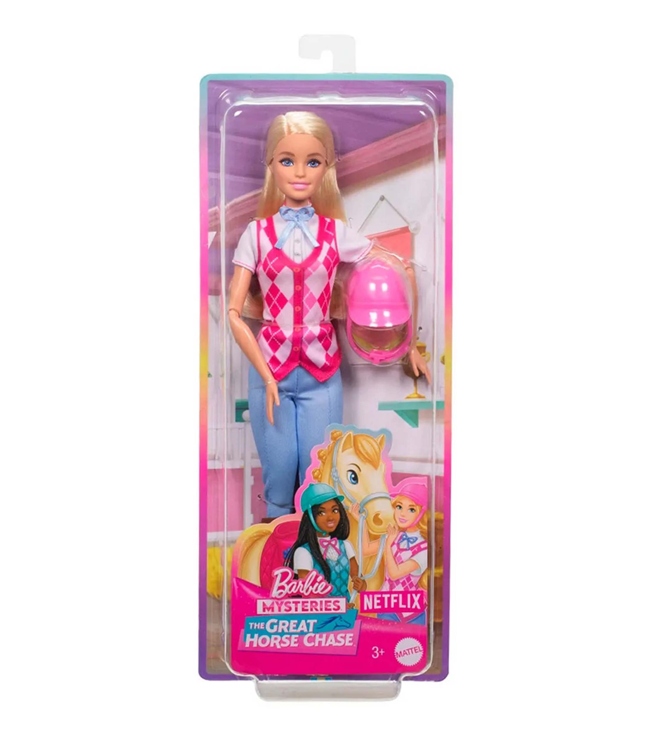 Muneca Barbie Malibu Jinete Equitacion