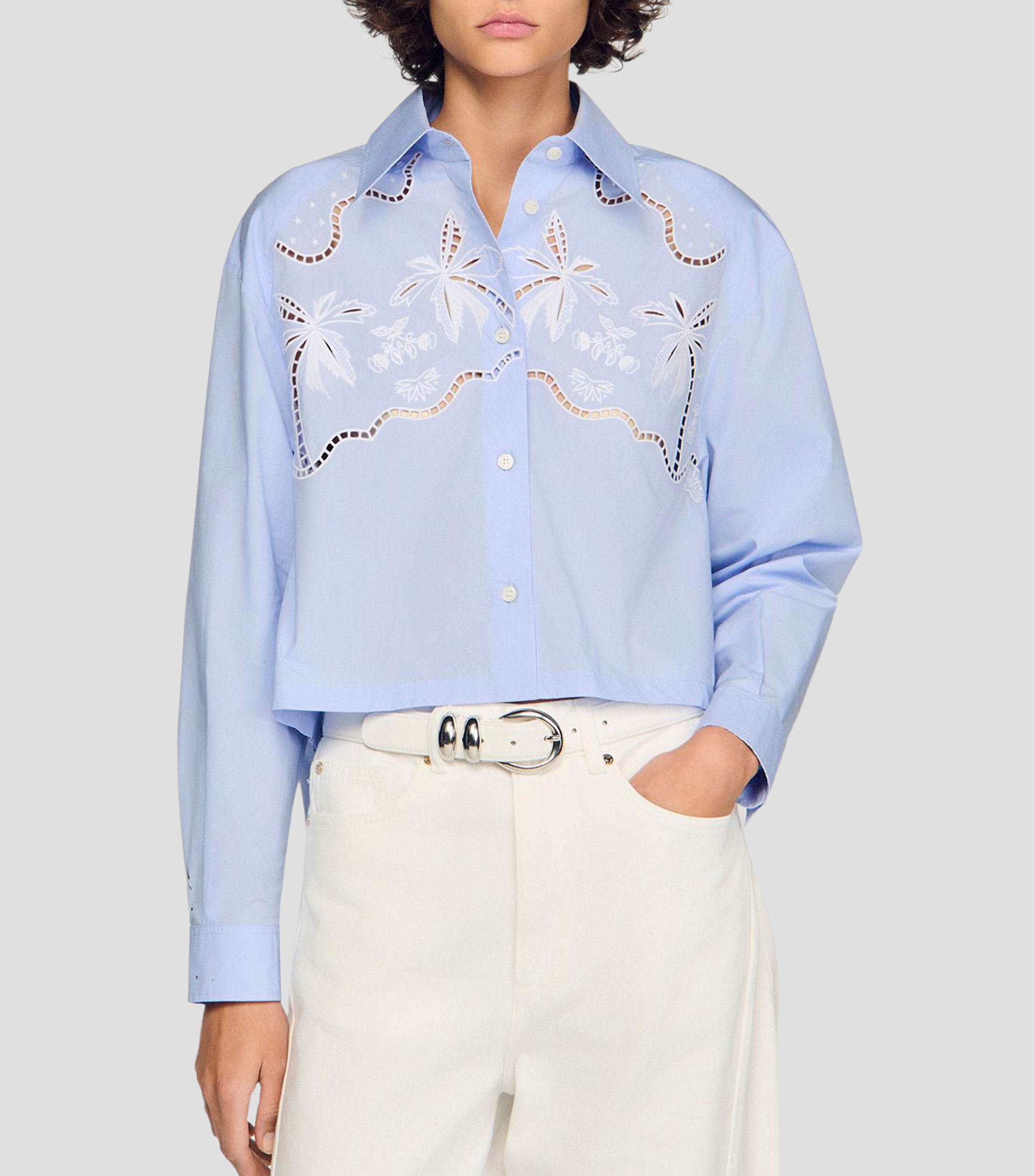 Camisa fantasía manga larga Mujer