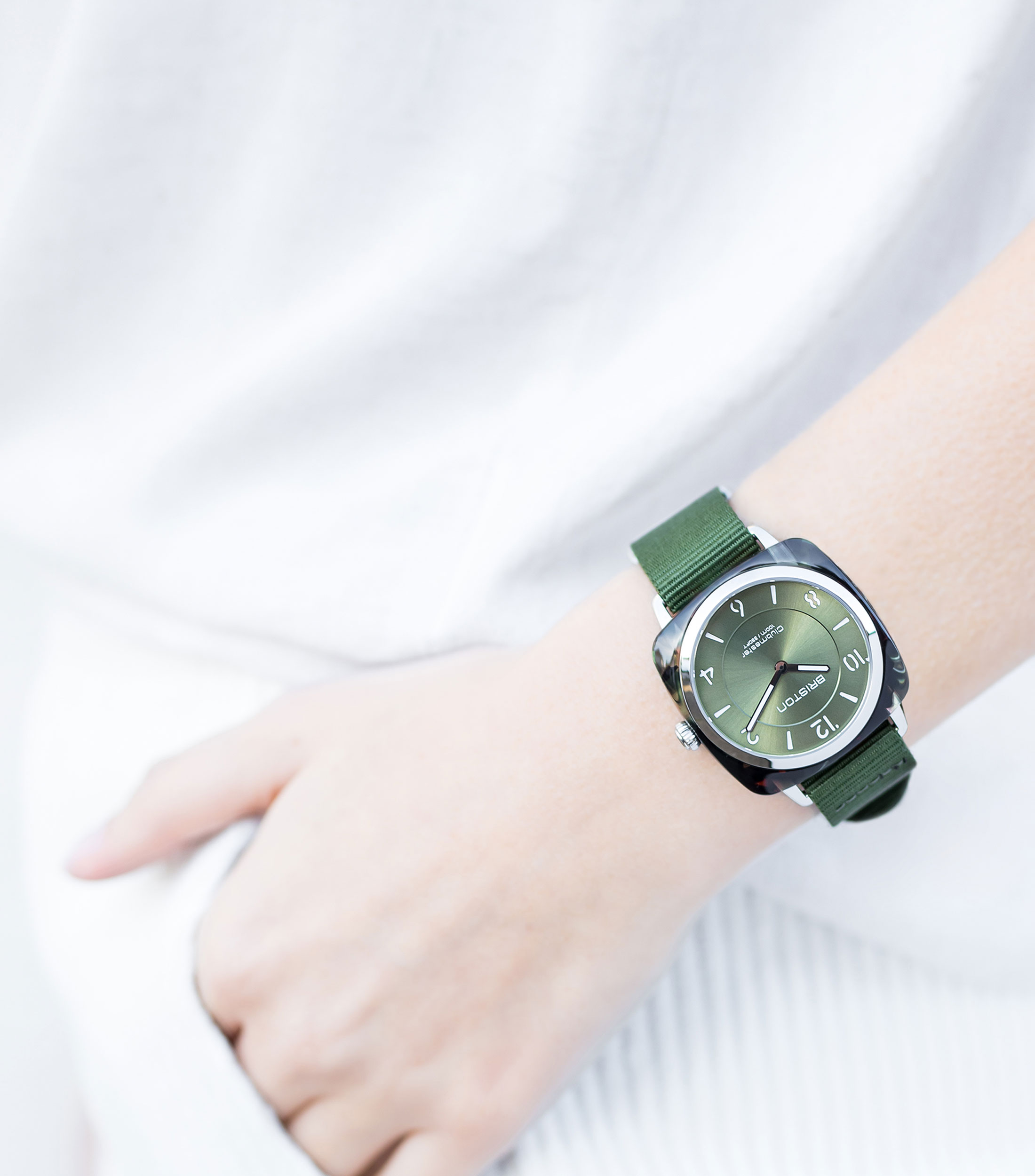 Reloj Unisex Clubmaster Chic casual, Verde