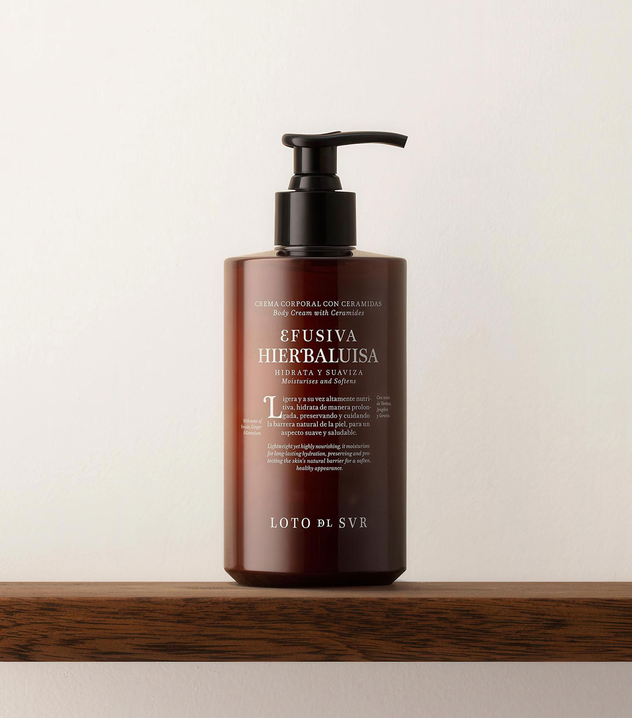 Crema con ceramidas efusiva ​hierbaluisa, 285 ml