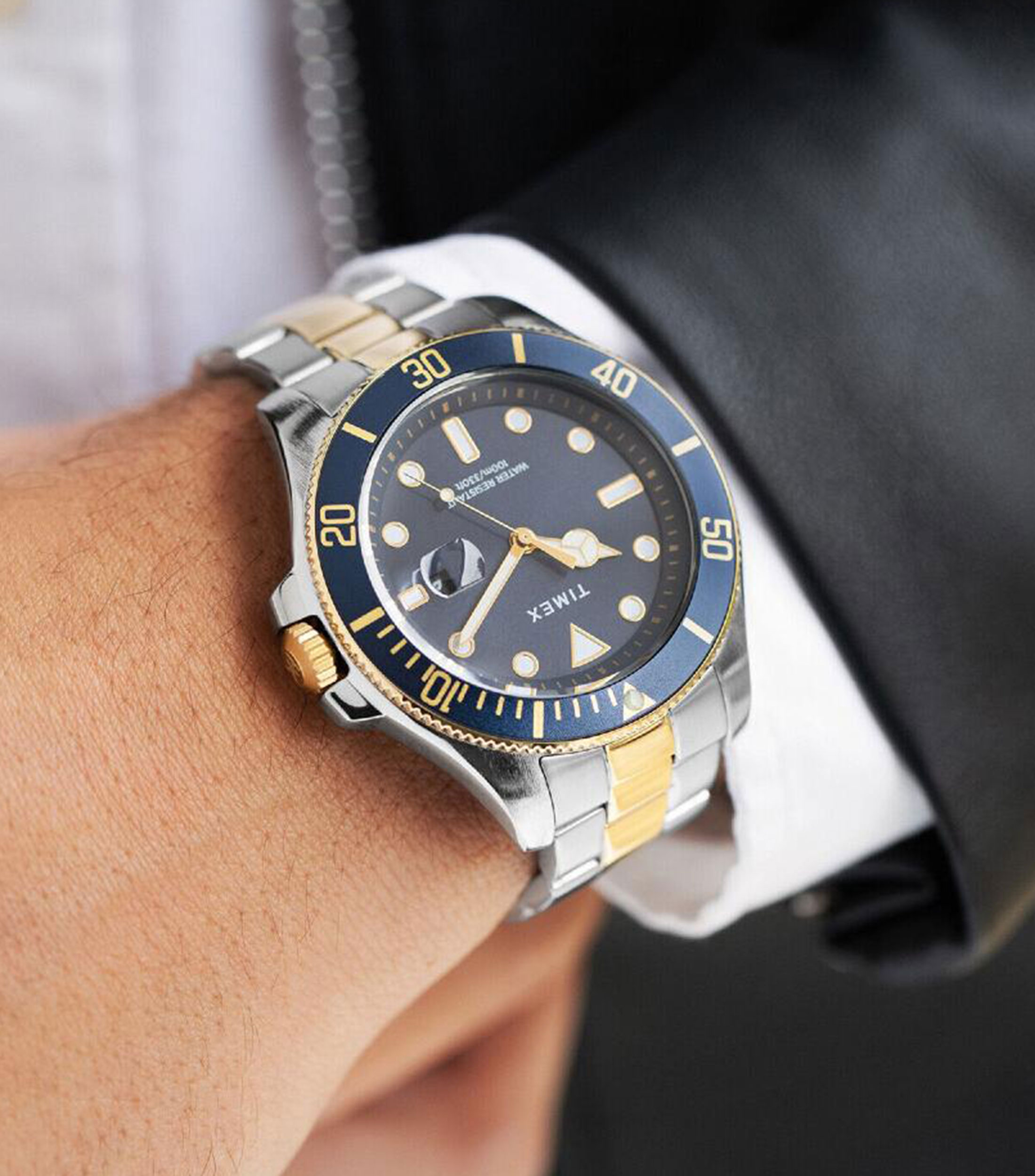 Reloj para Hombre Harborside Coast Casual Plateado, Azul Marino