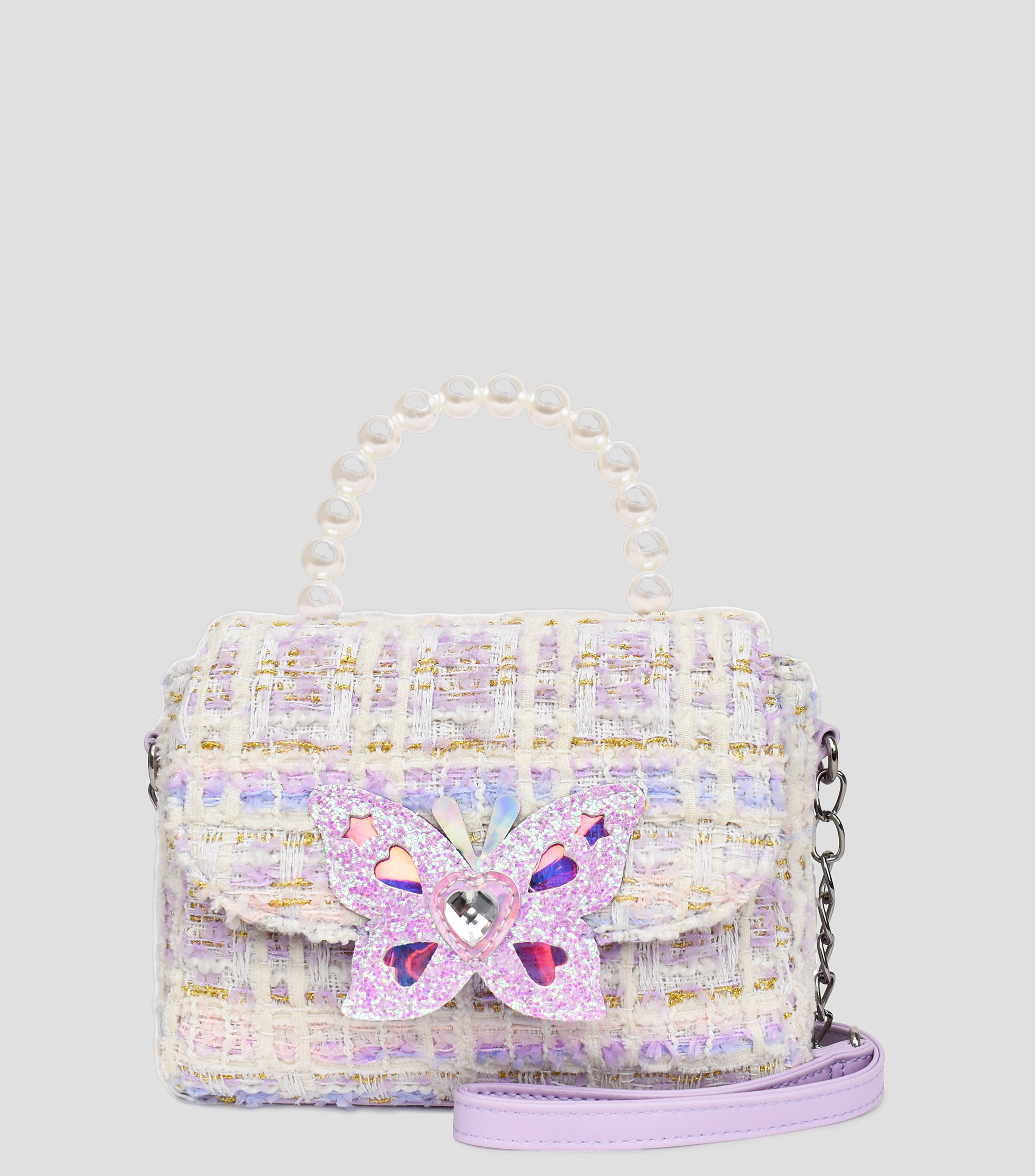 Bolsa Crossbody Tweed Nina