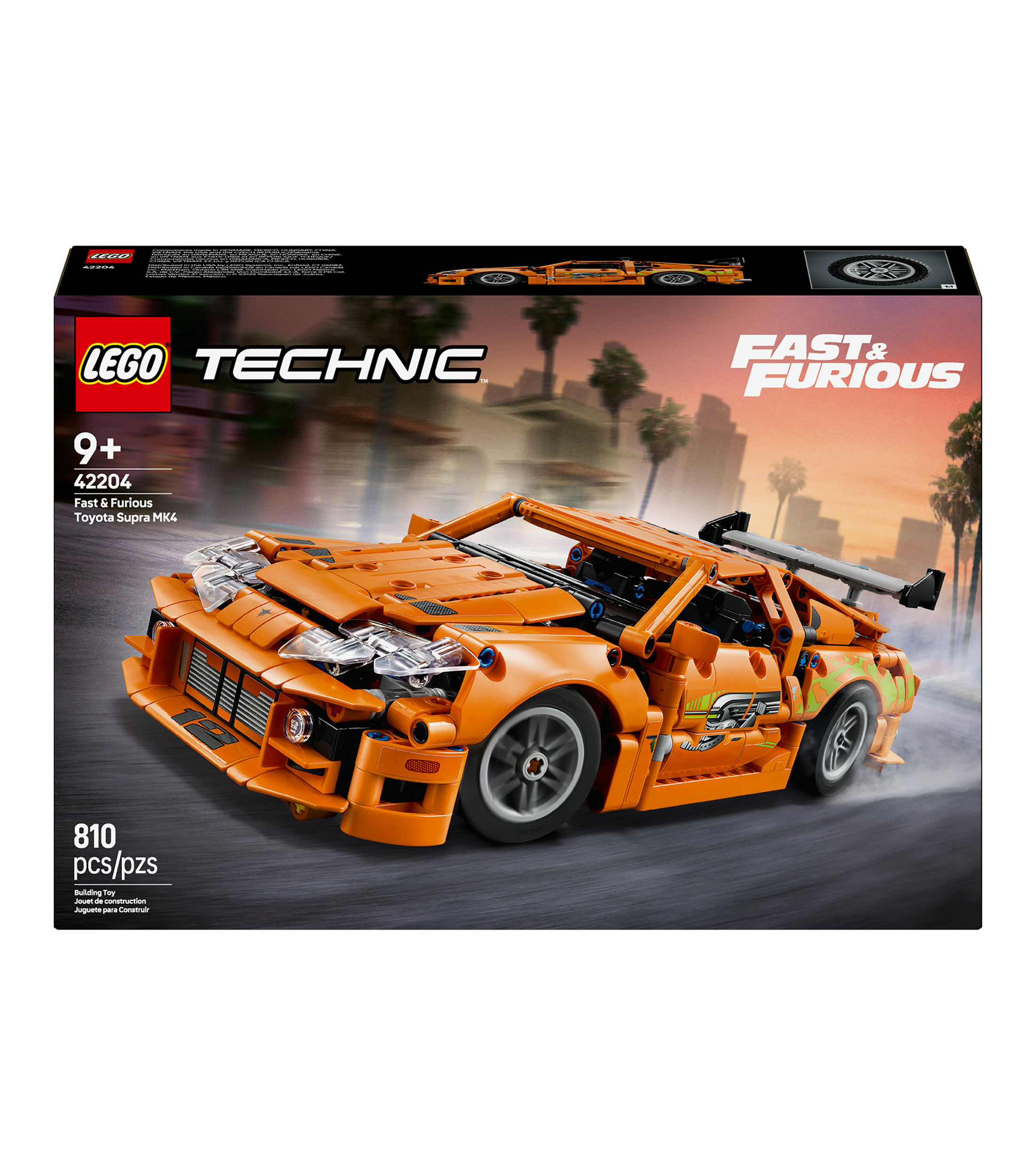 Lego Technic Fast and Furious Toyota Supra MK4 42204