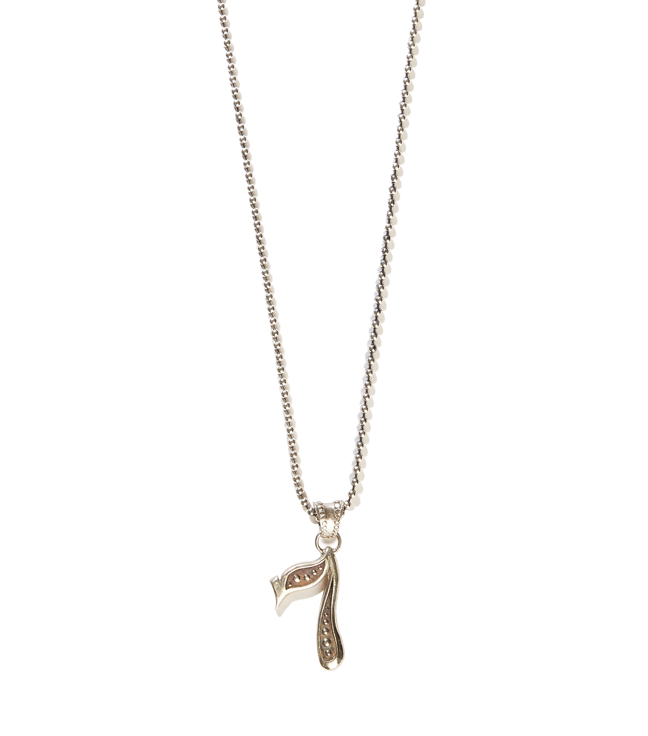 Collar en plata Hombre