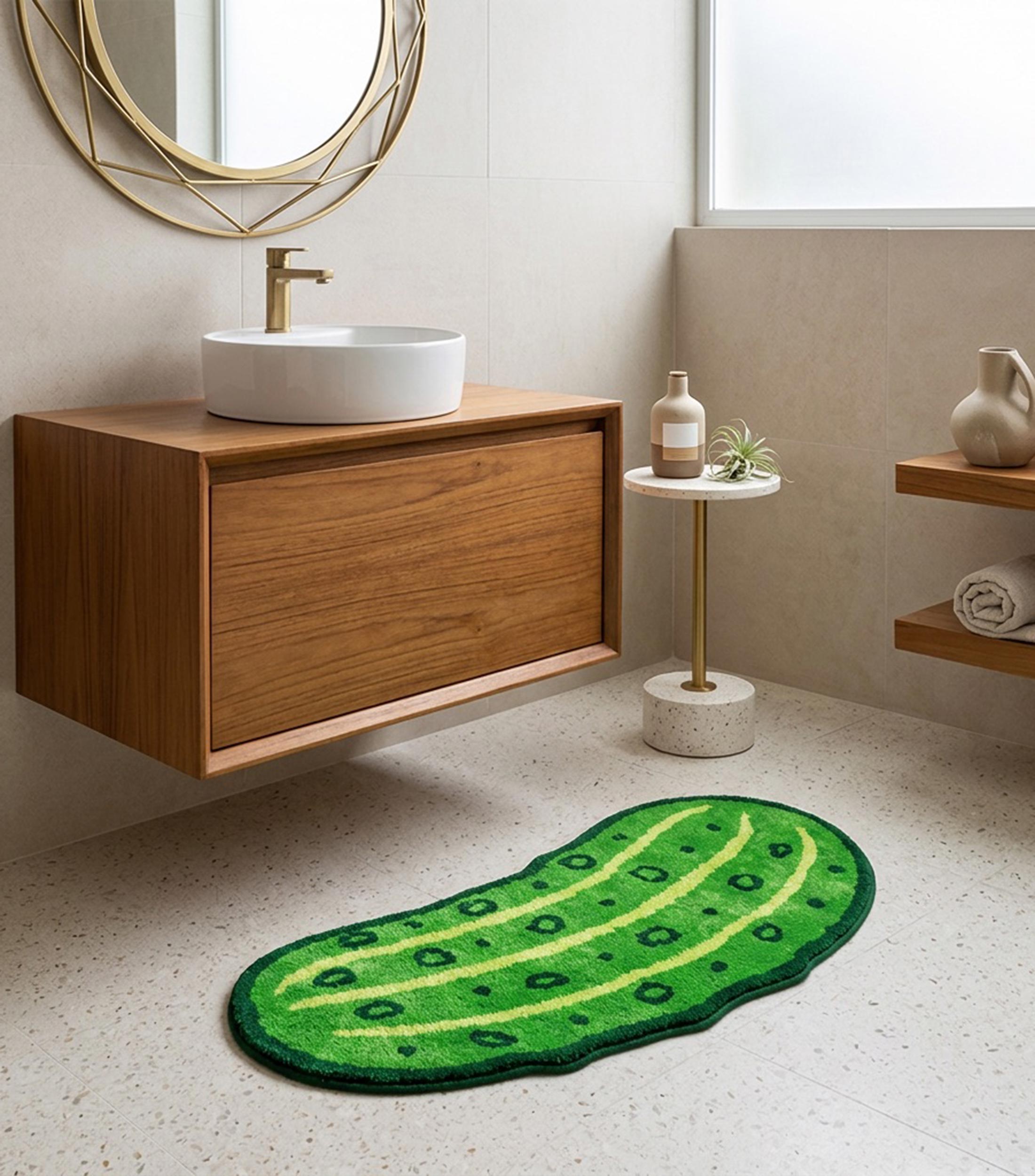Tapete de baño Pepinillo