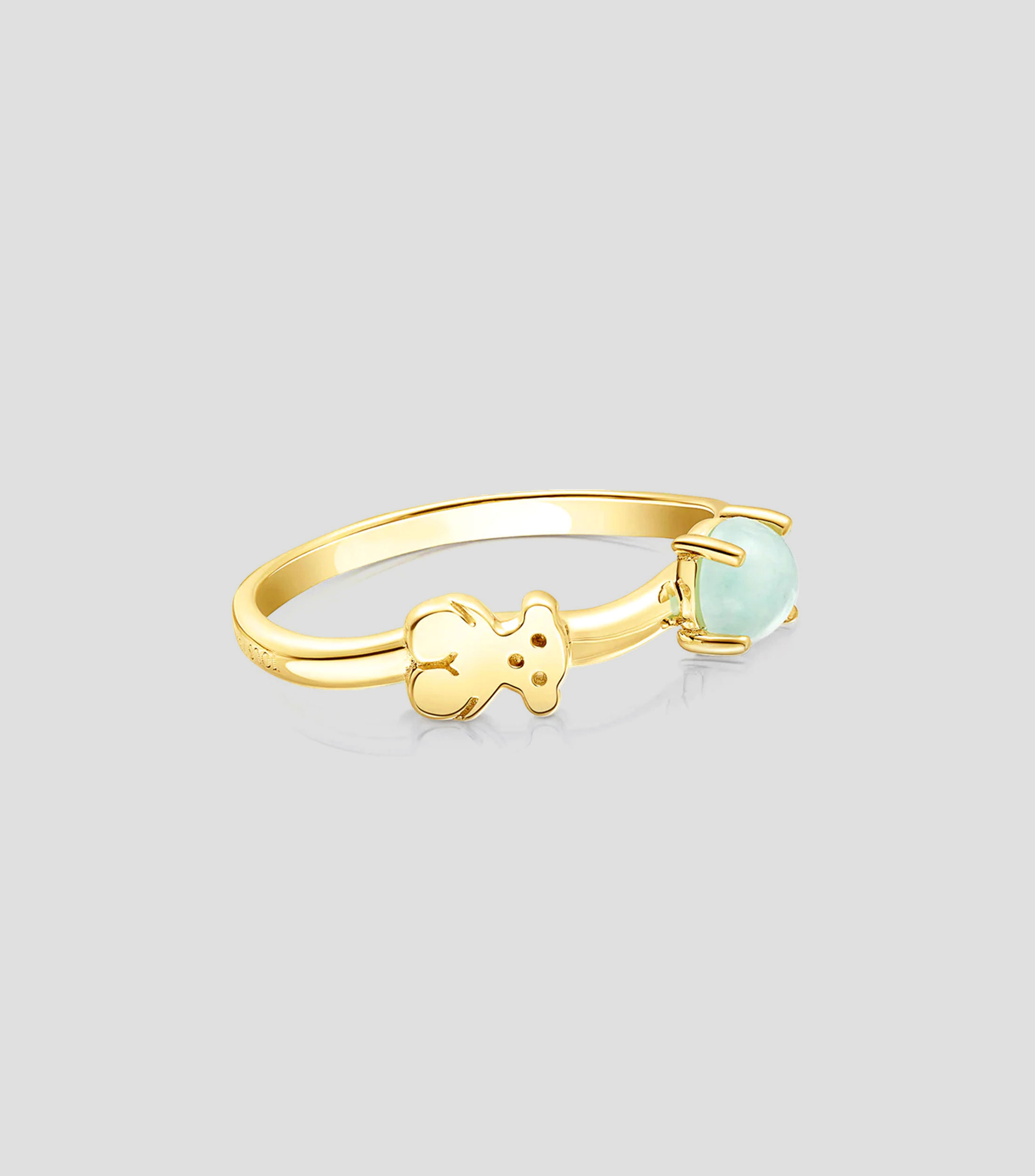 Anillo con amazonita en plata .925 Mujer Talla 6