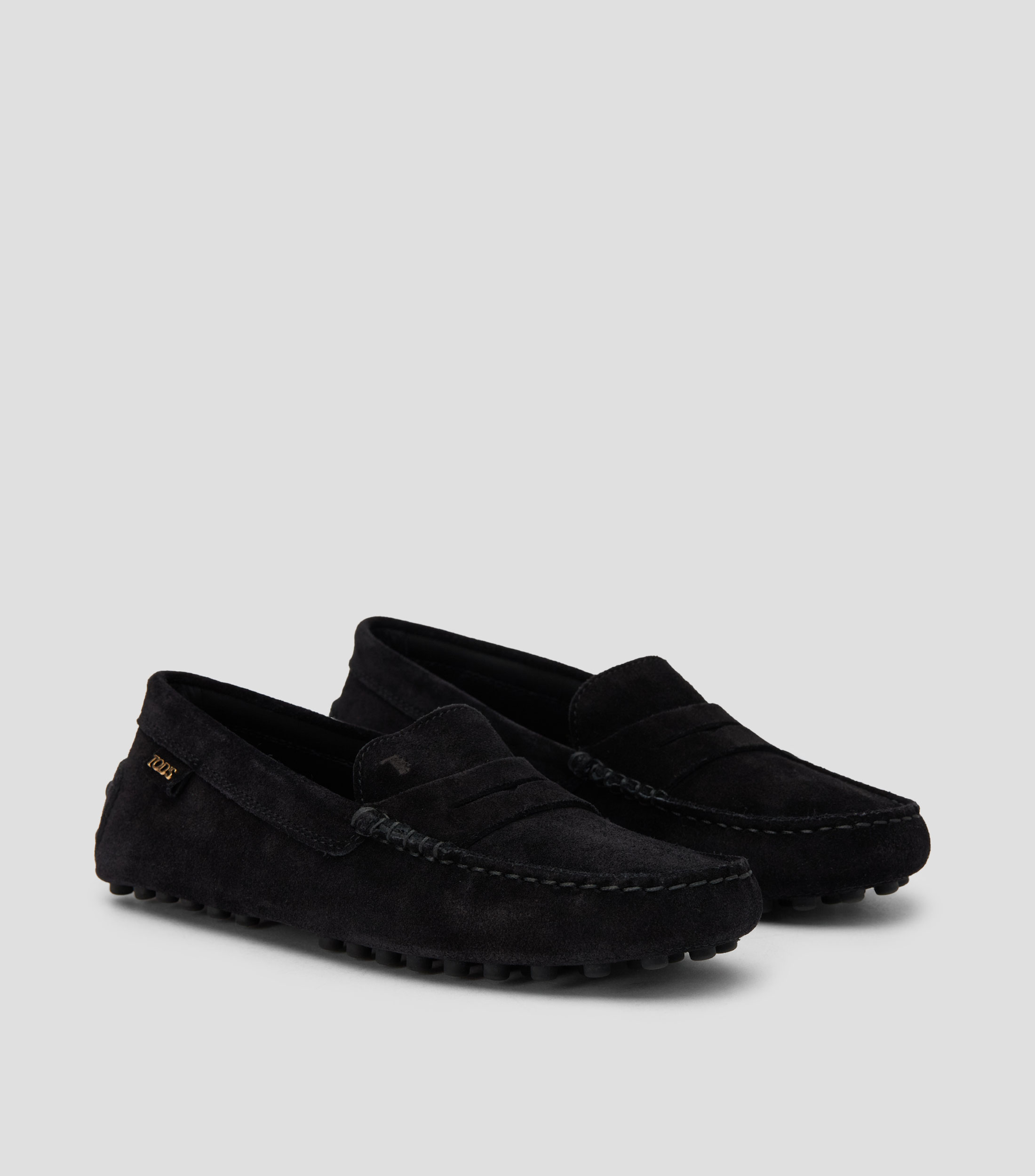 Mocasines Gommino en piel con cinta Mujer
