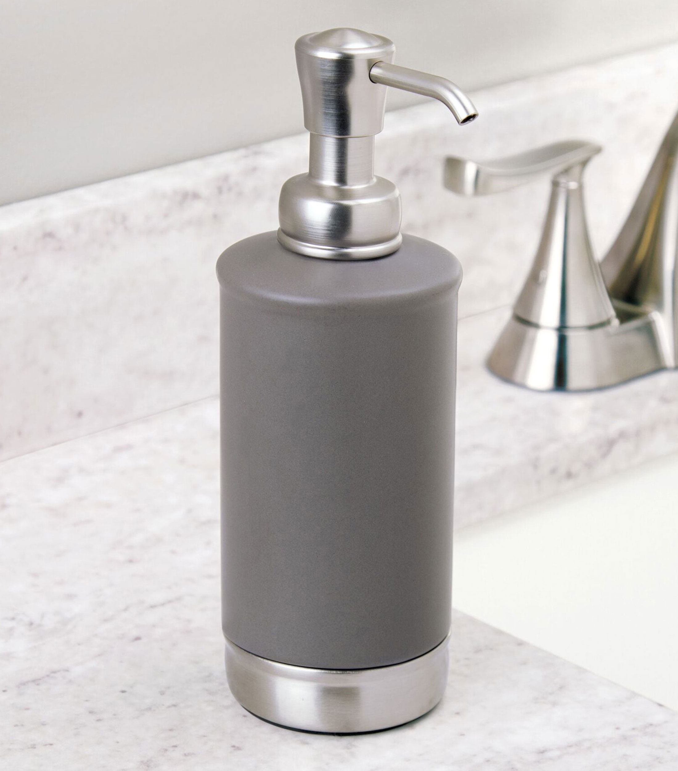 Dispensador de jabón York Gris