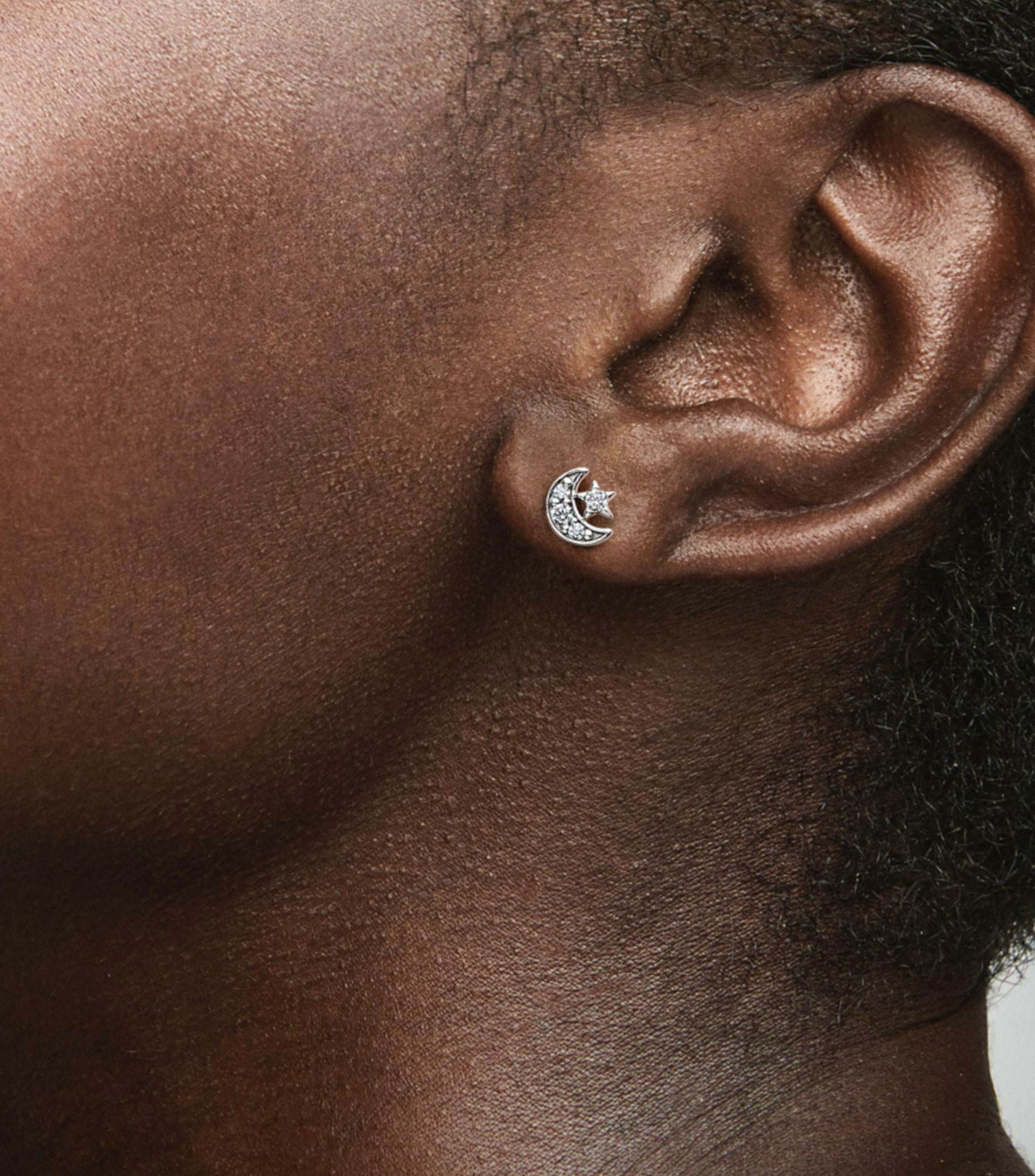 Aretes en plata .925 Pandora Moments con circonias Mujer