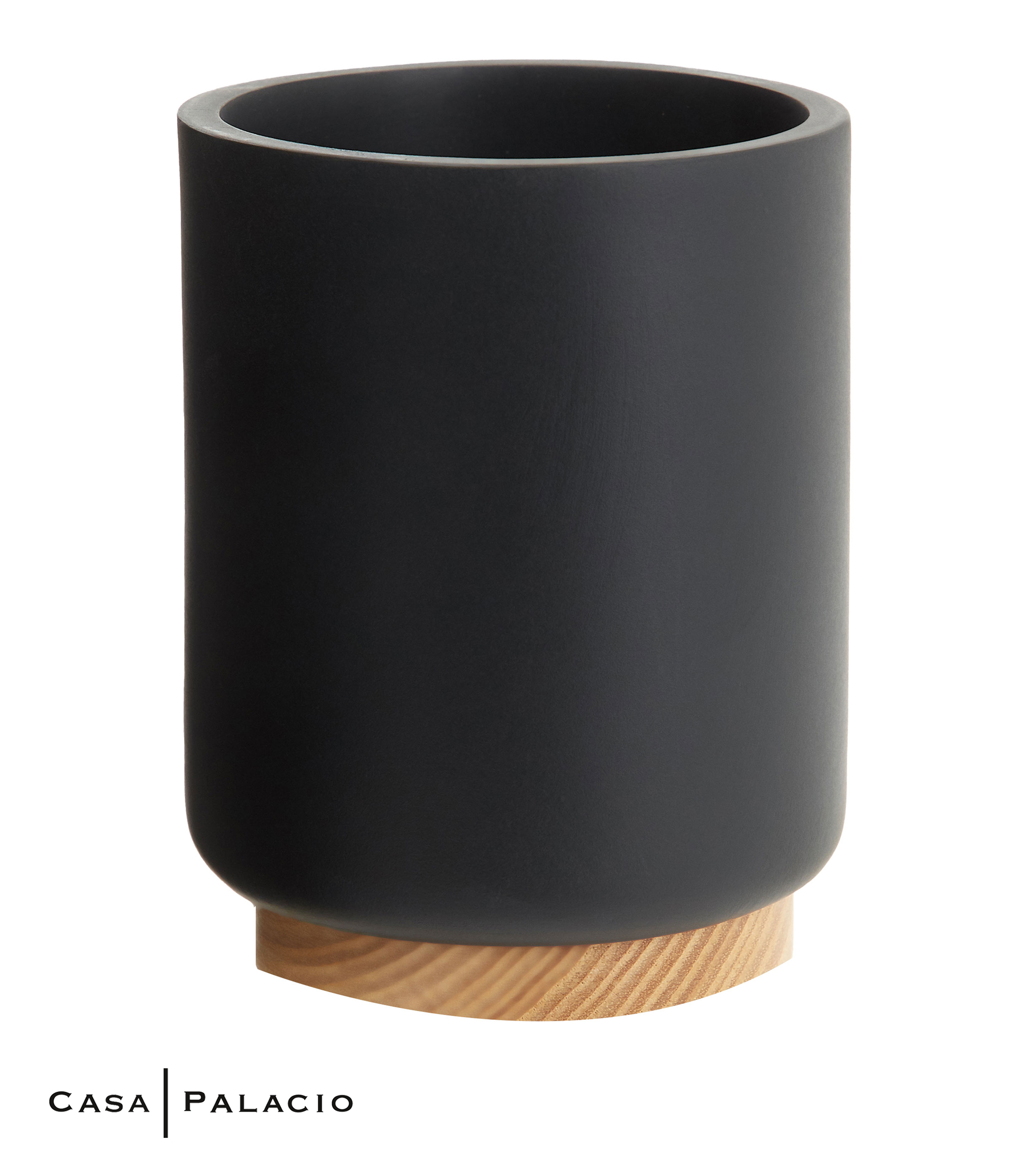 Portacepillos en Material sintético negro