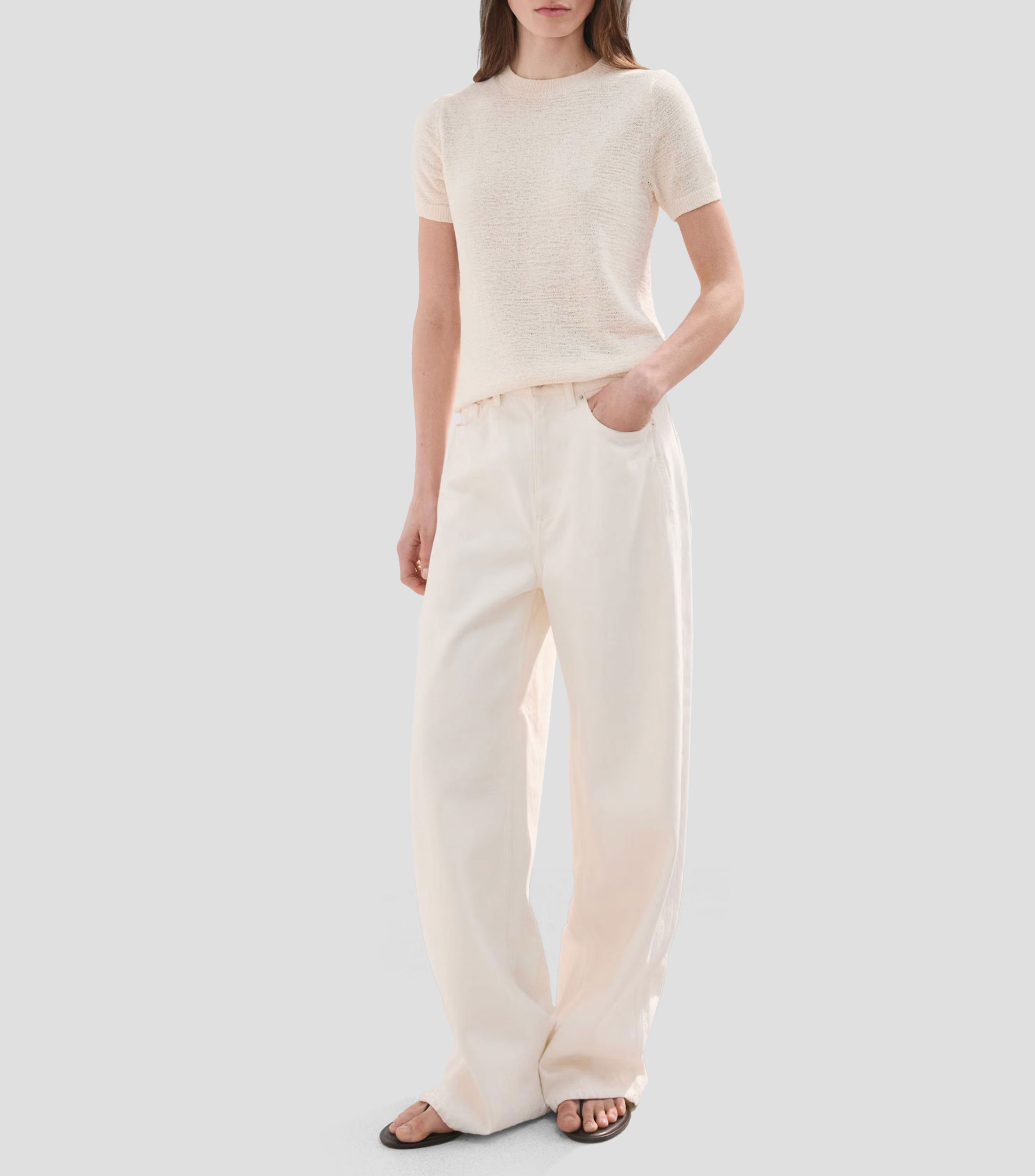 Suéter cuello redondo Mujer