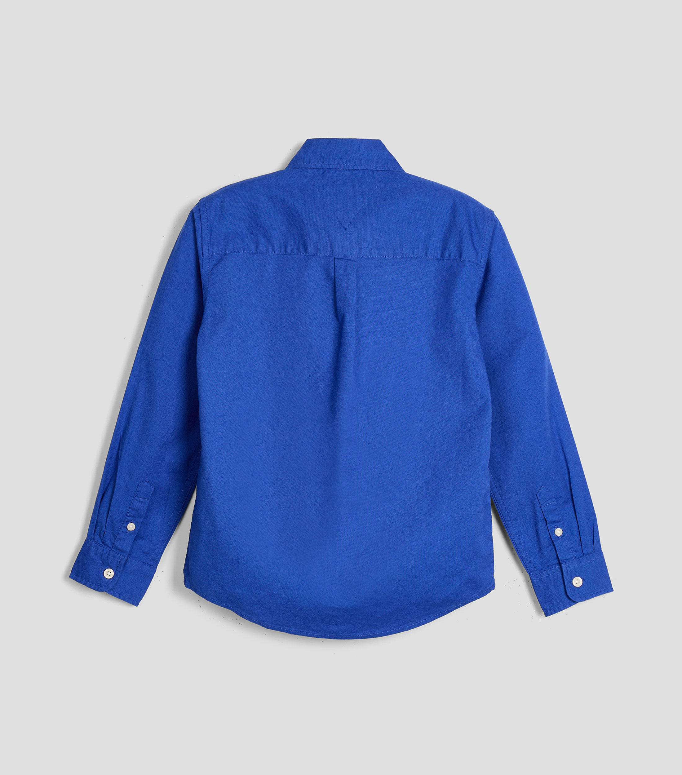Camisa Oxford lisa manga larga Niño