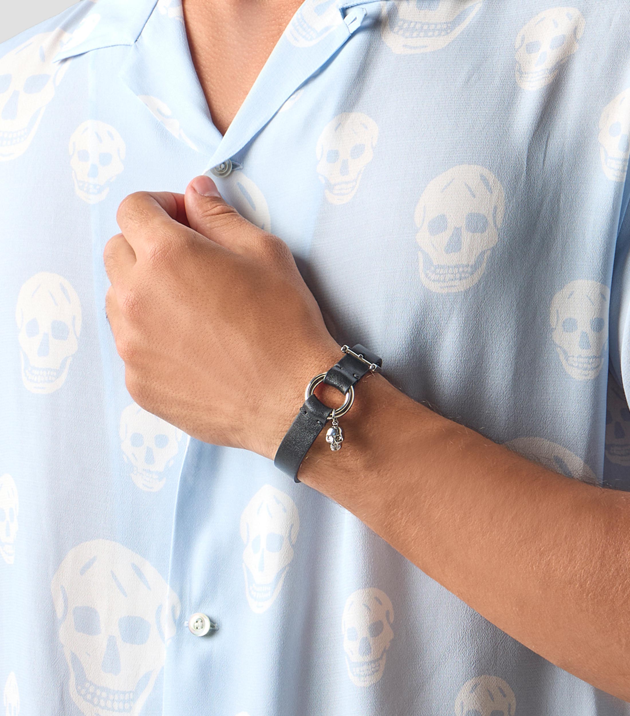 Pulsera negra Hombre