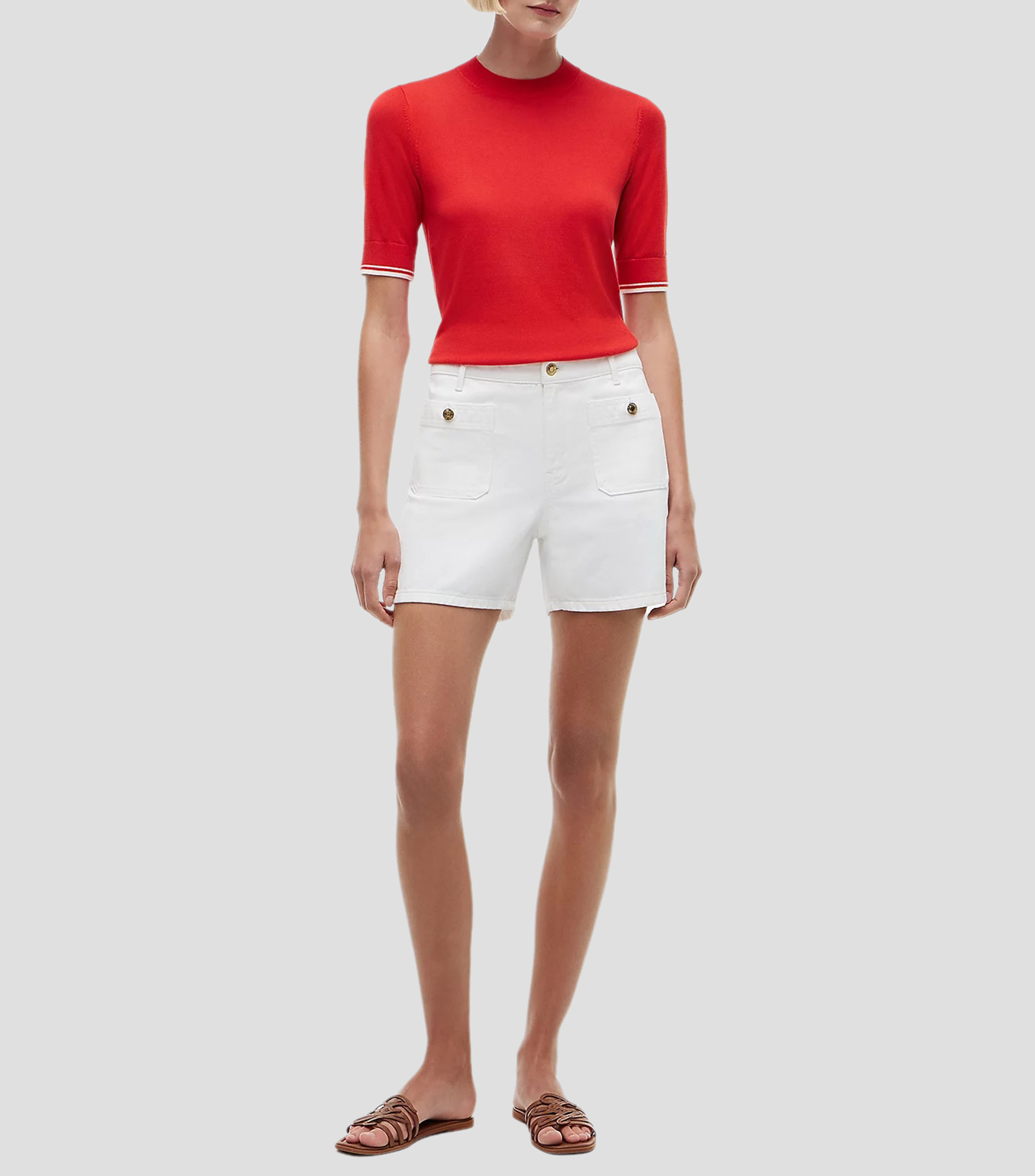 Suéter cuello redondo Mujer