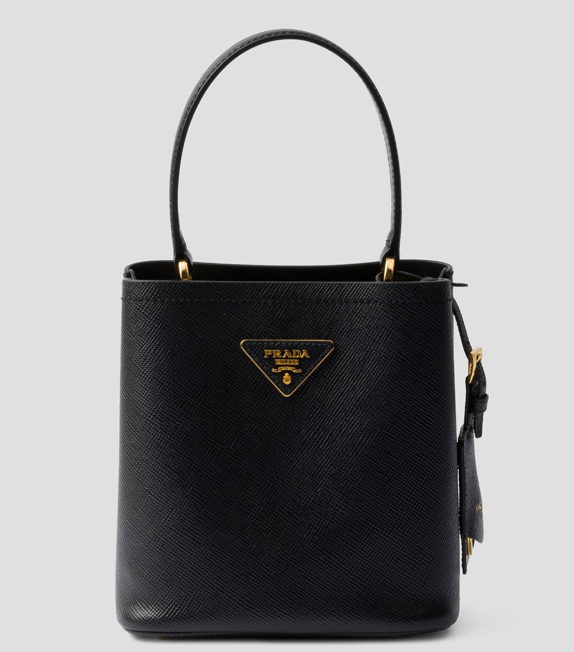 Minibolsa Prada Panier de piel saffiano Mujer