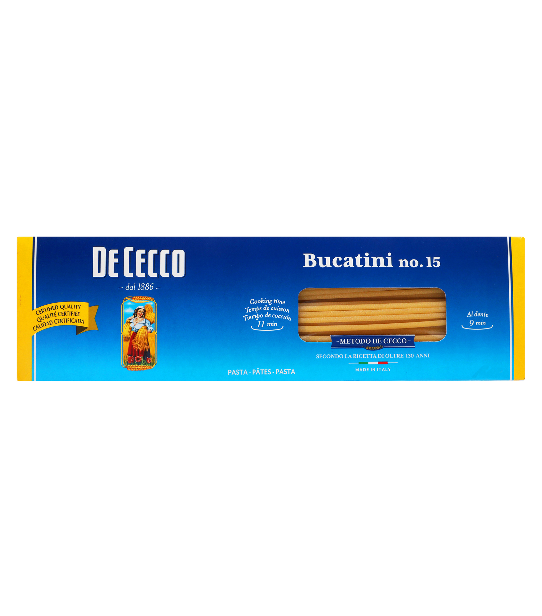 De Cecco Pasta Bucatini No. 15, 454 g El Palacio de Hierro